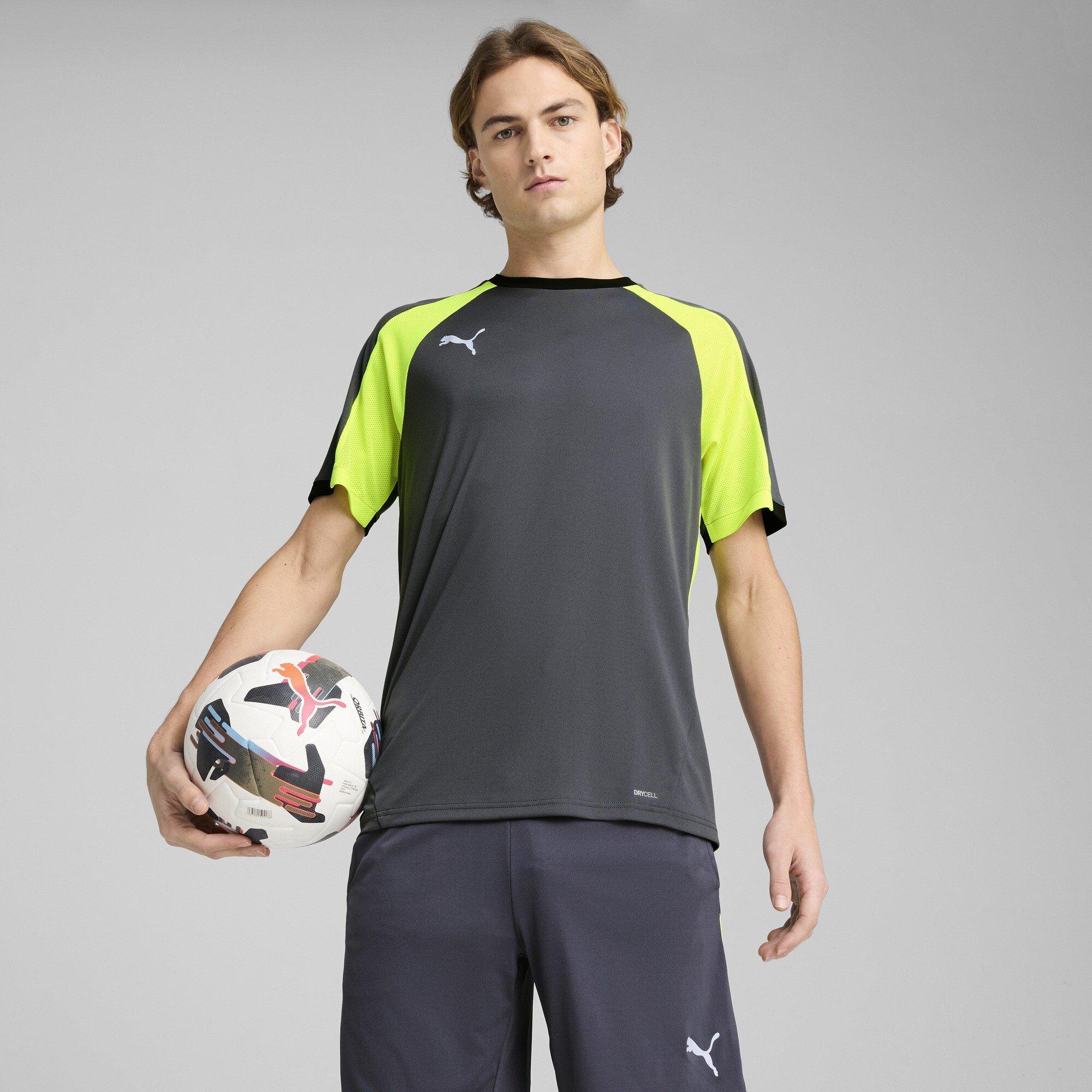 Gal.Gray/Yellow - Puma - PUMA IndividualLIGA Mens Jersey - 3
