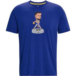 Under Armour UA Curry Bobblehead Short Sleeve Mens