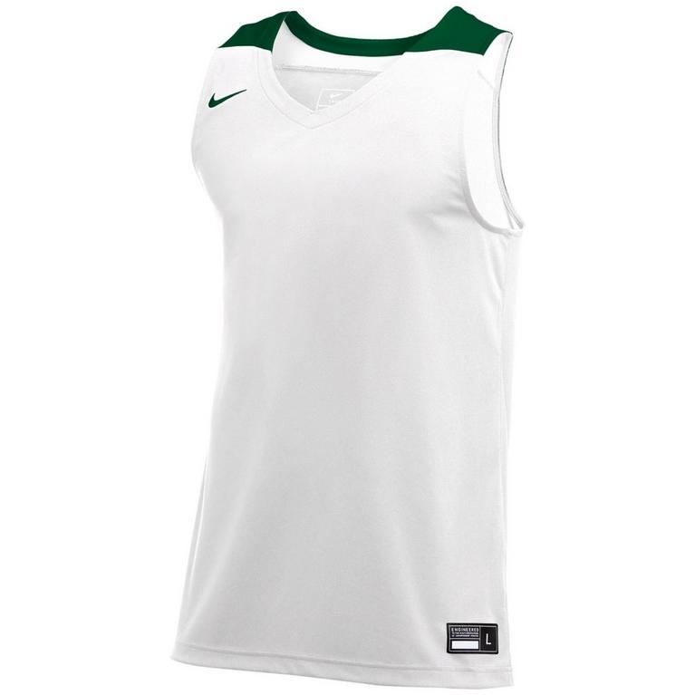 Weiß/Dunkelgrün - Nike - Elite Franchise Jersey - 1