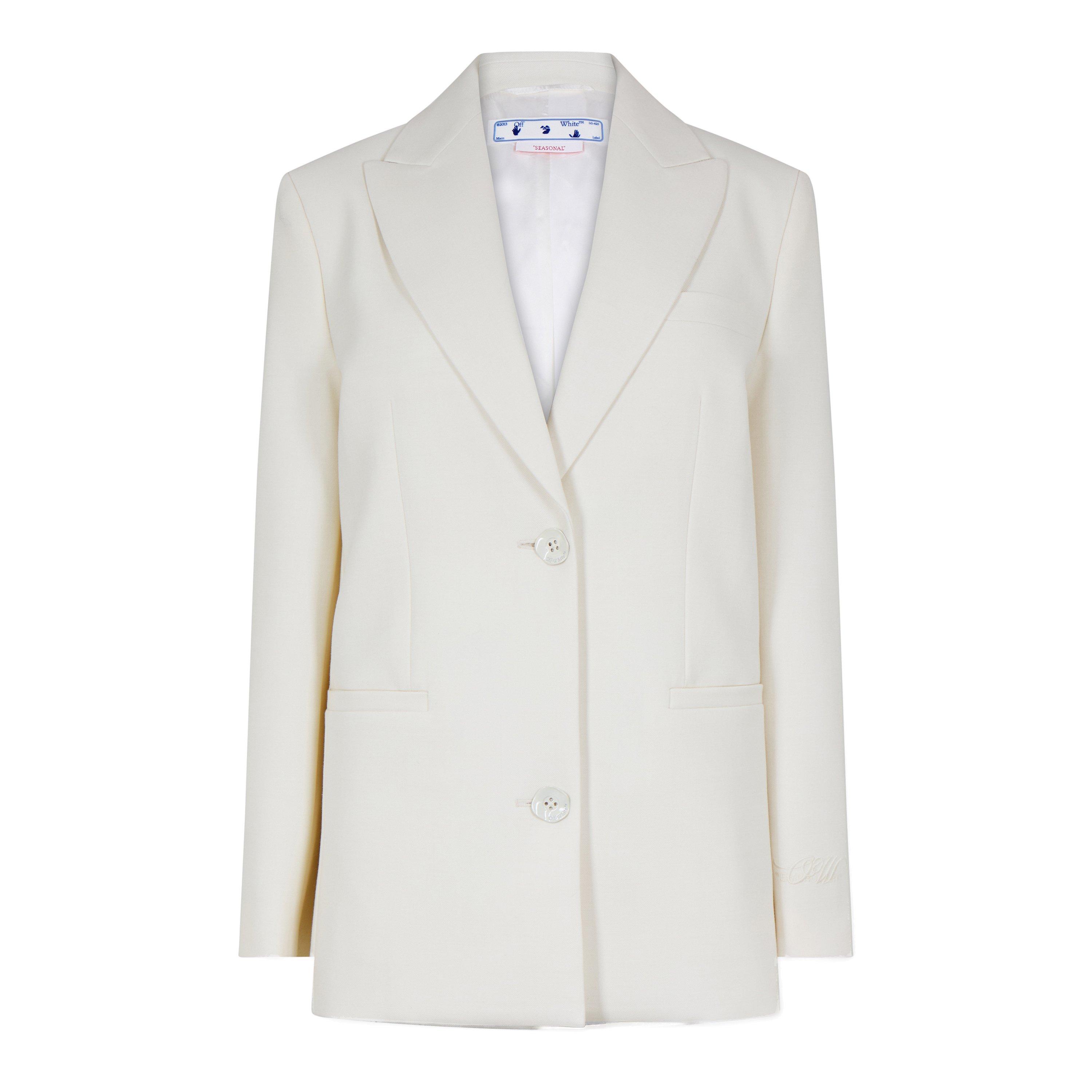White - Off White - Women's Tmby Wool Blend Softshell Jacket - 1