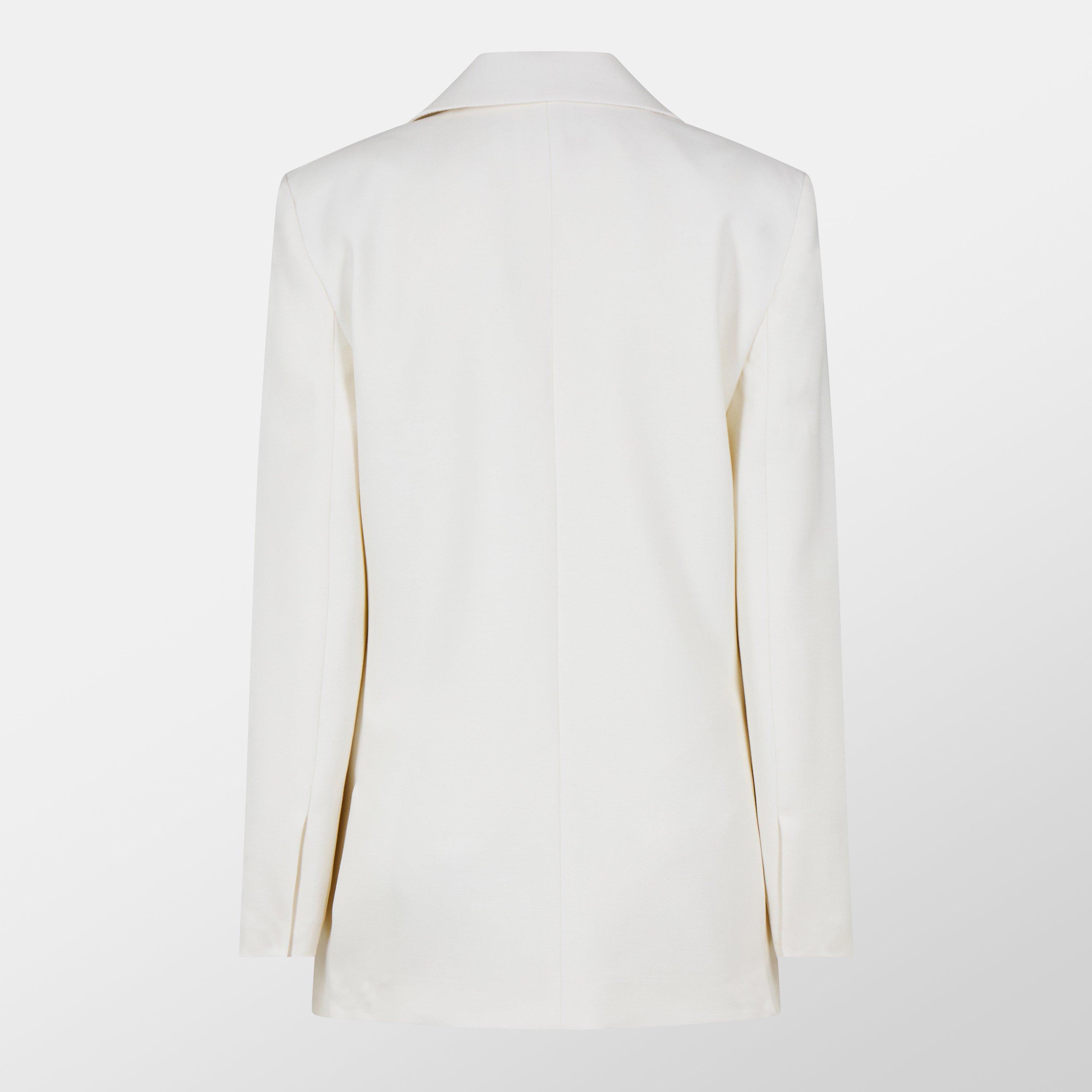 White - Off White - Women's Tmby Wool Blend Softshell Jacket - 2