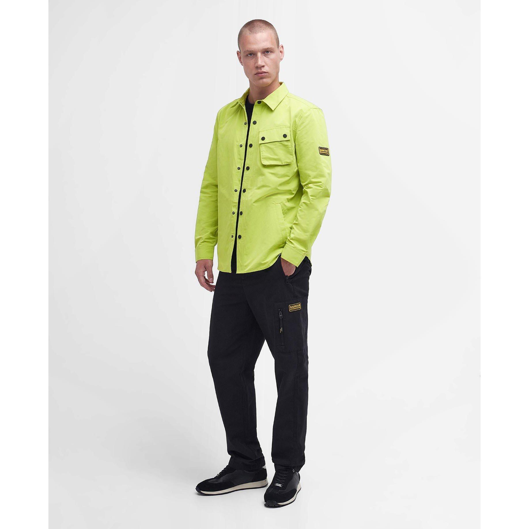 Cyberlime - Barbour International - Men's Control Waxed Overshirt - 4