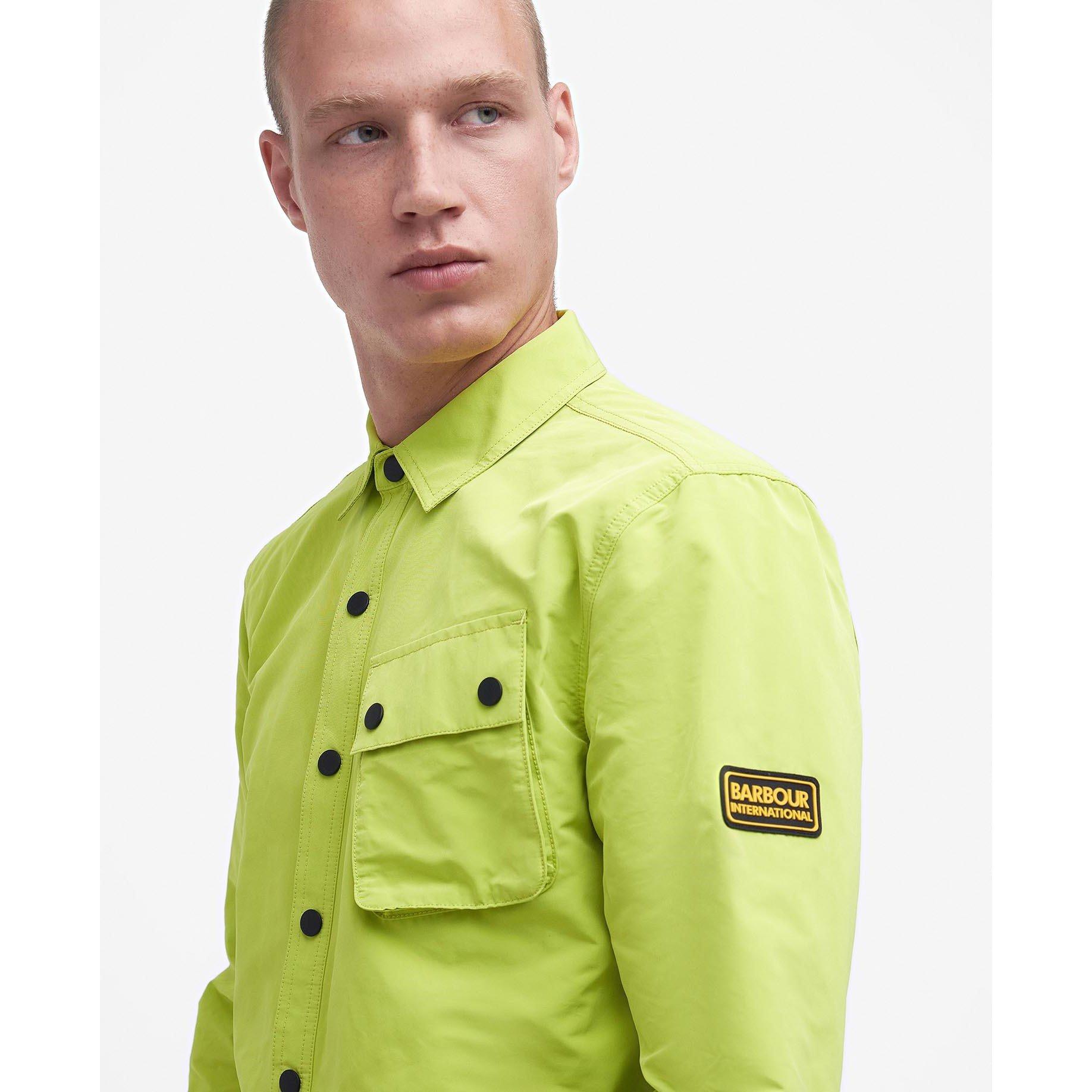 Cyberlime - Barbour International - Men's Control Waxed Overshirt - 5