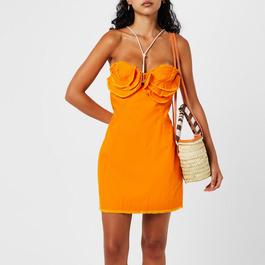 Jacquemus Le Artichaut Ruffle Mini Dress