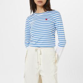 Comme des Garcons PLAY Striped T Shirt