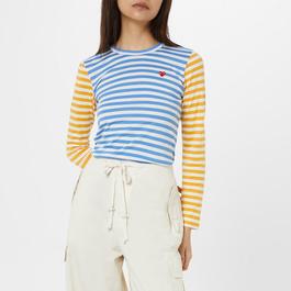 Comme des Garcons PLAY Dual Stripe T Shirt