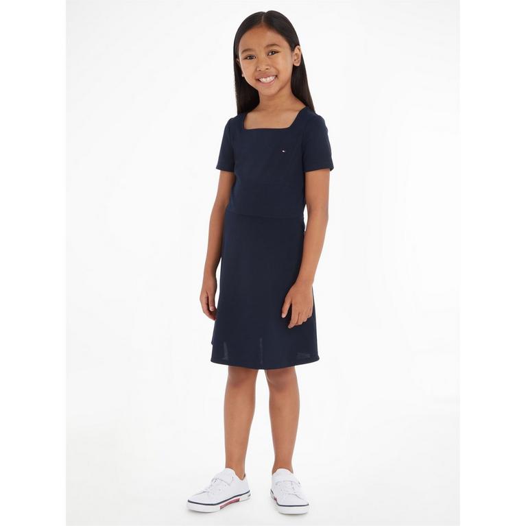 Favourites Monsoon Blue Denim Frill Sleeve Sun Dress delle Inactive - Tommy Hilfiger - Skater Dress delle Juniors - 2