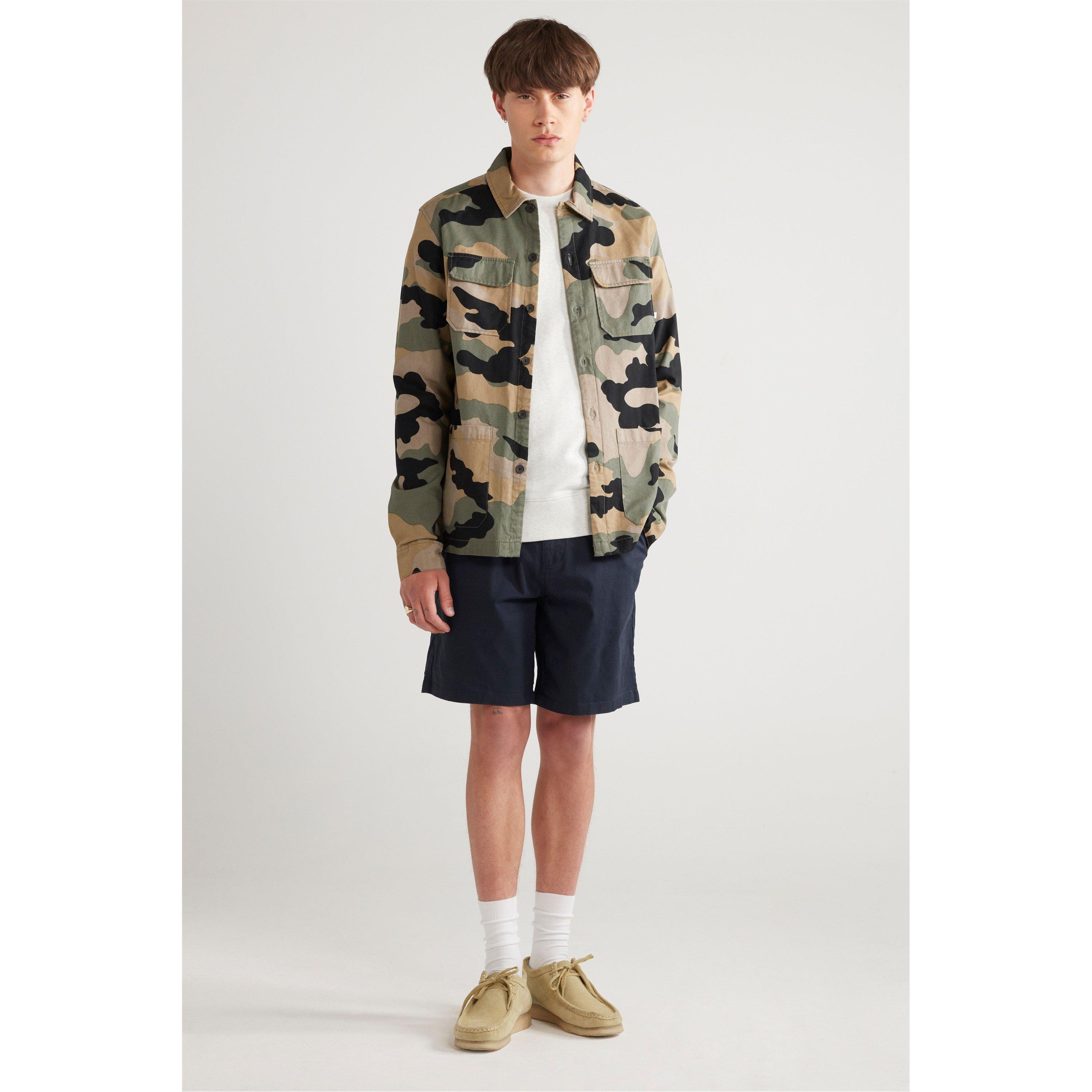 Kreide Marl - Farah - Men's Bones Crew Long-Sleeve T-Shirt - 2