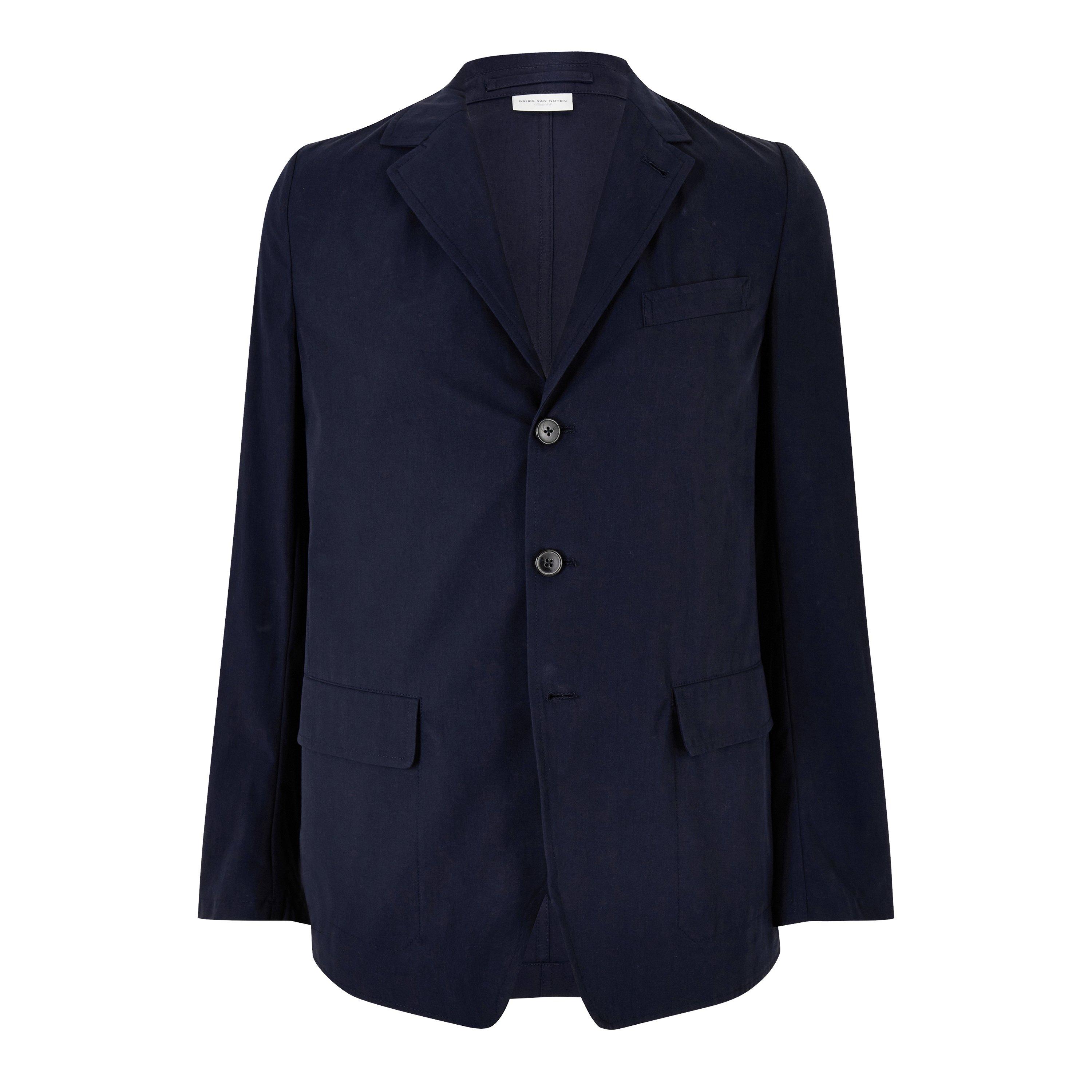 Dries Van Noten Men's  Single Breasted Tailored Fit Blazer