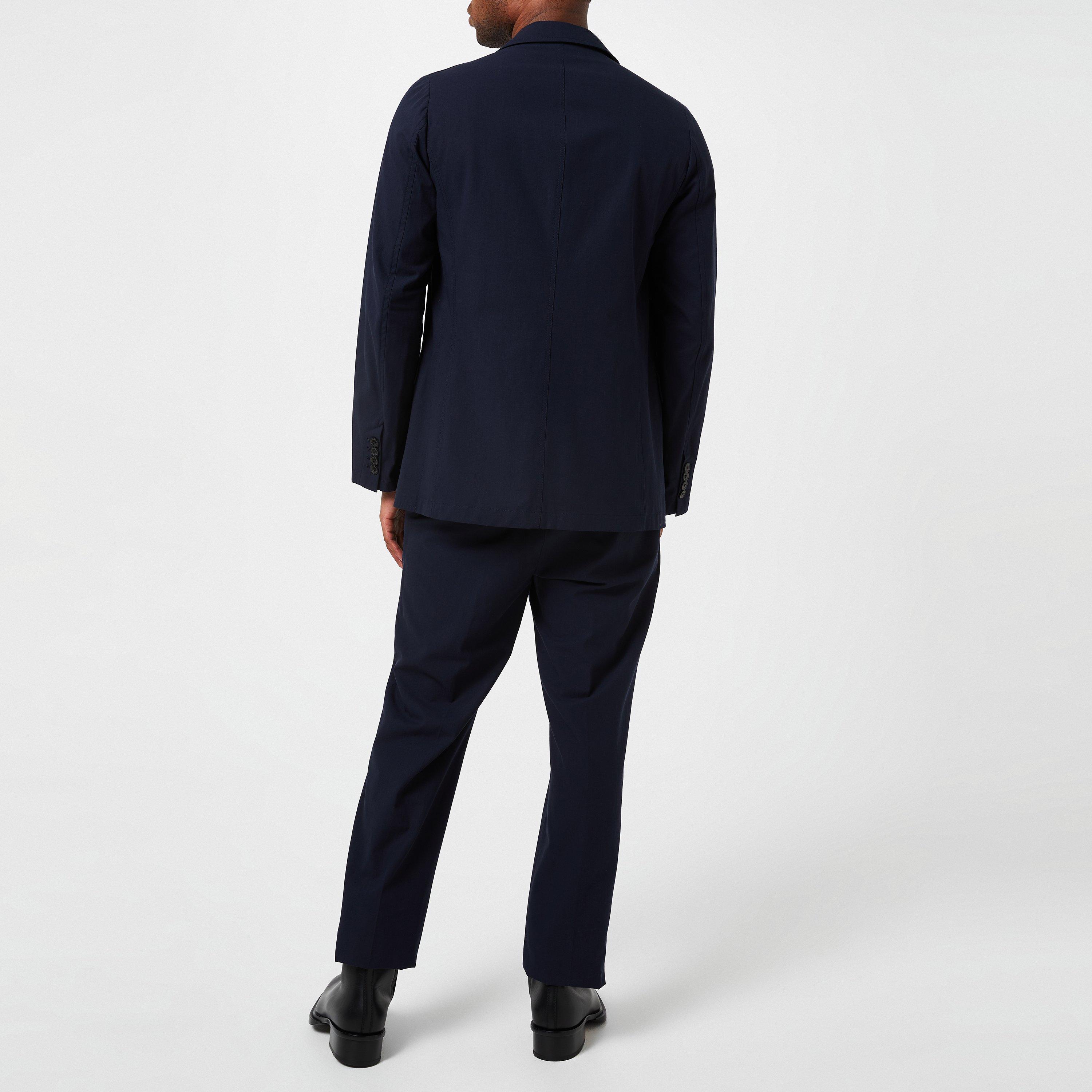 Navy - Dries Van Noten - Men's  Single Breasted Tailored Fit Blazer - 3