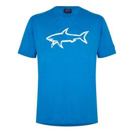 Paul And Shark Textured Shark Graphic T-Shirt