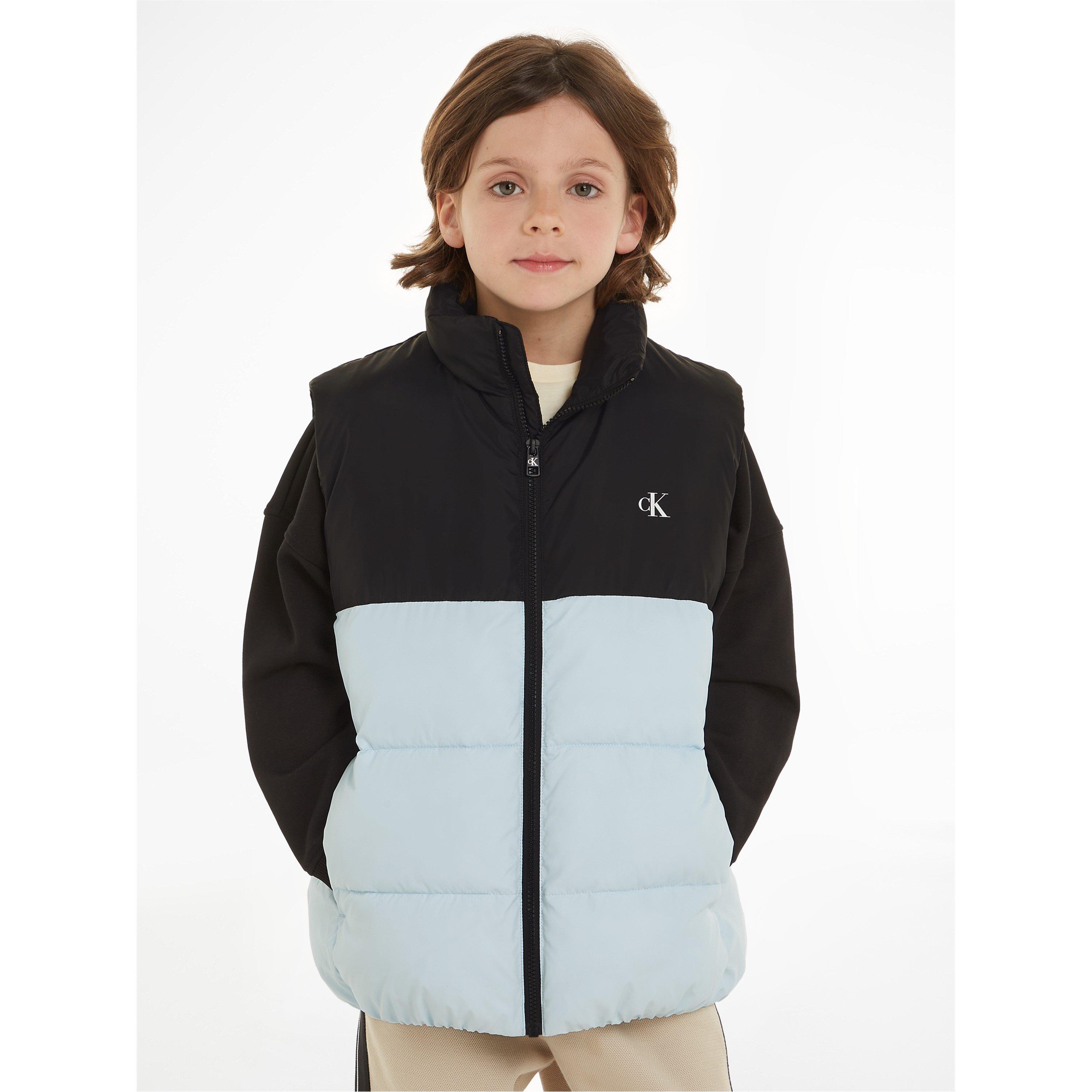 Blue Keepsake - Calvin Klein Jeans - Kids' Color Block Quilted Puffer Gilet - 2