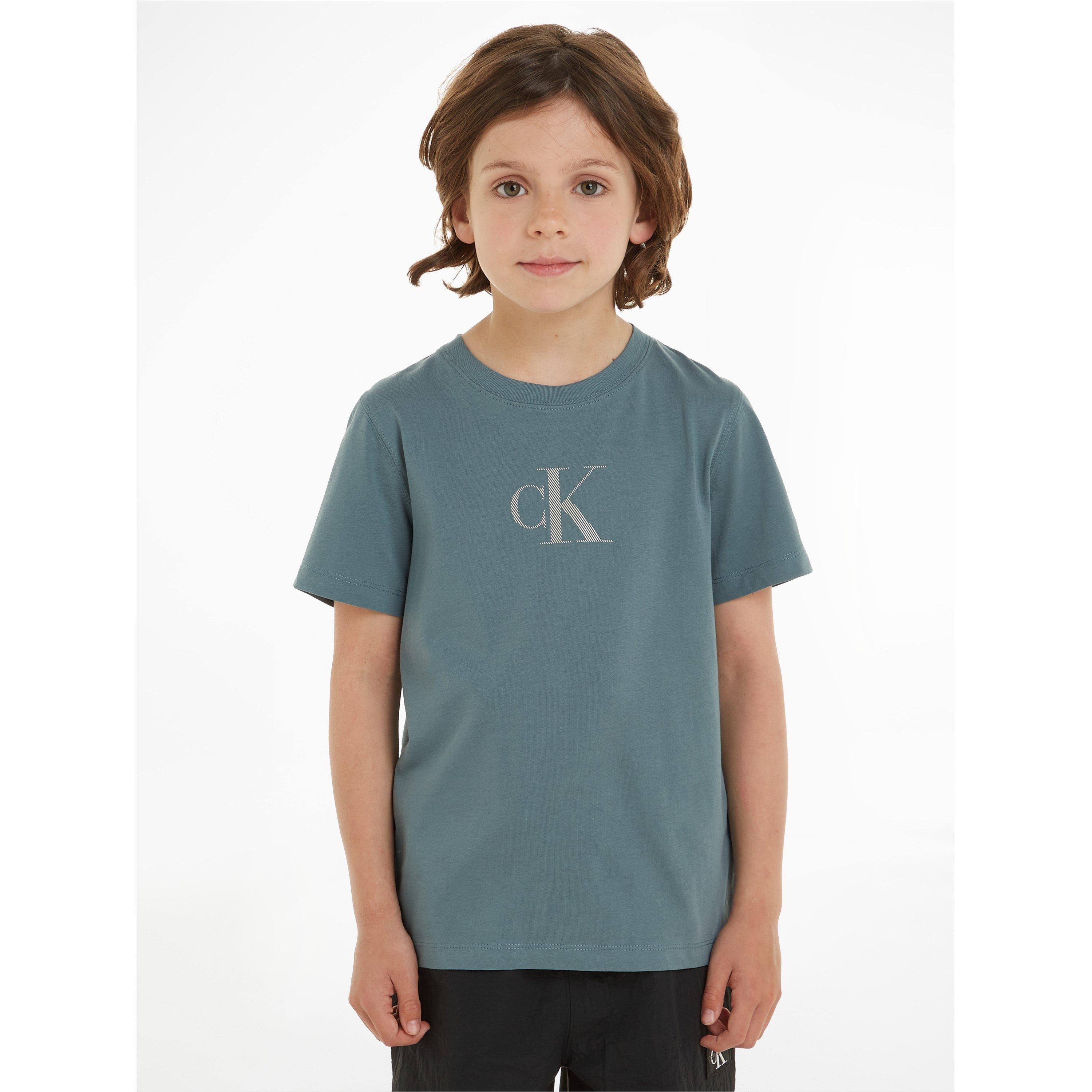 Goblin Azul - Calvin Klein Jeans - Kids' Regular Fit T-Shirt - 2
