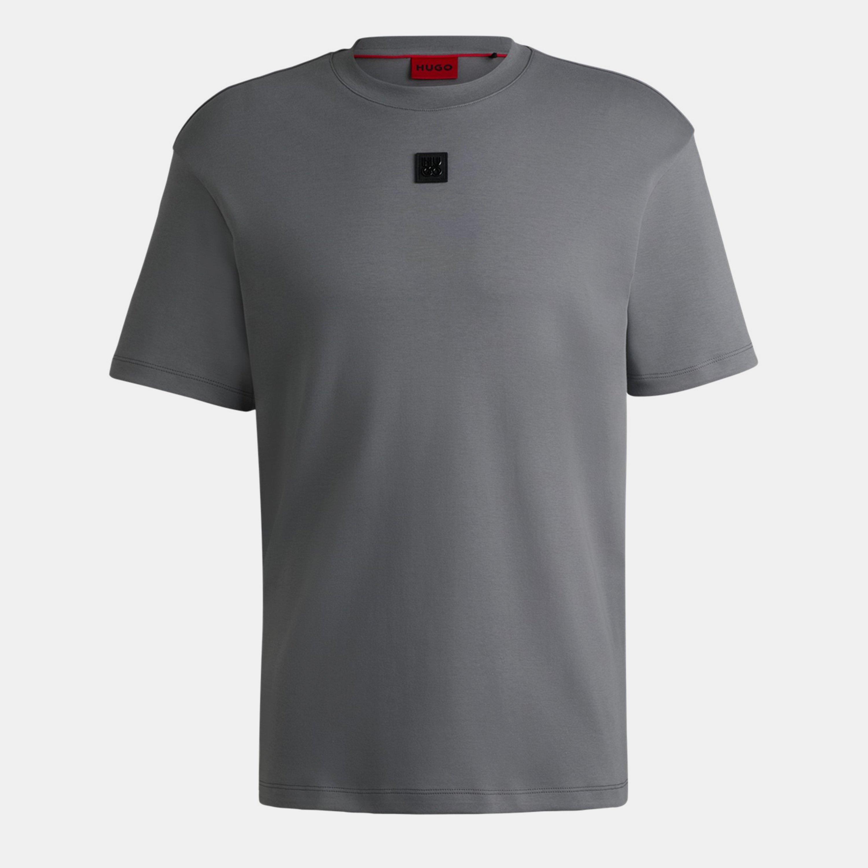 Hugo Men's Regular Fit Dalile T-Shirt - Open Grey 086 - L