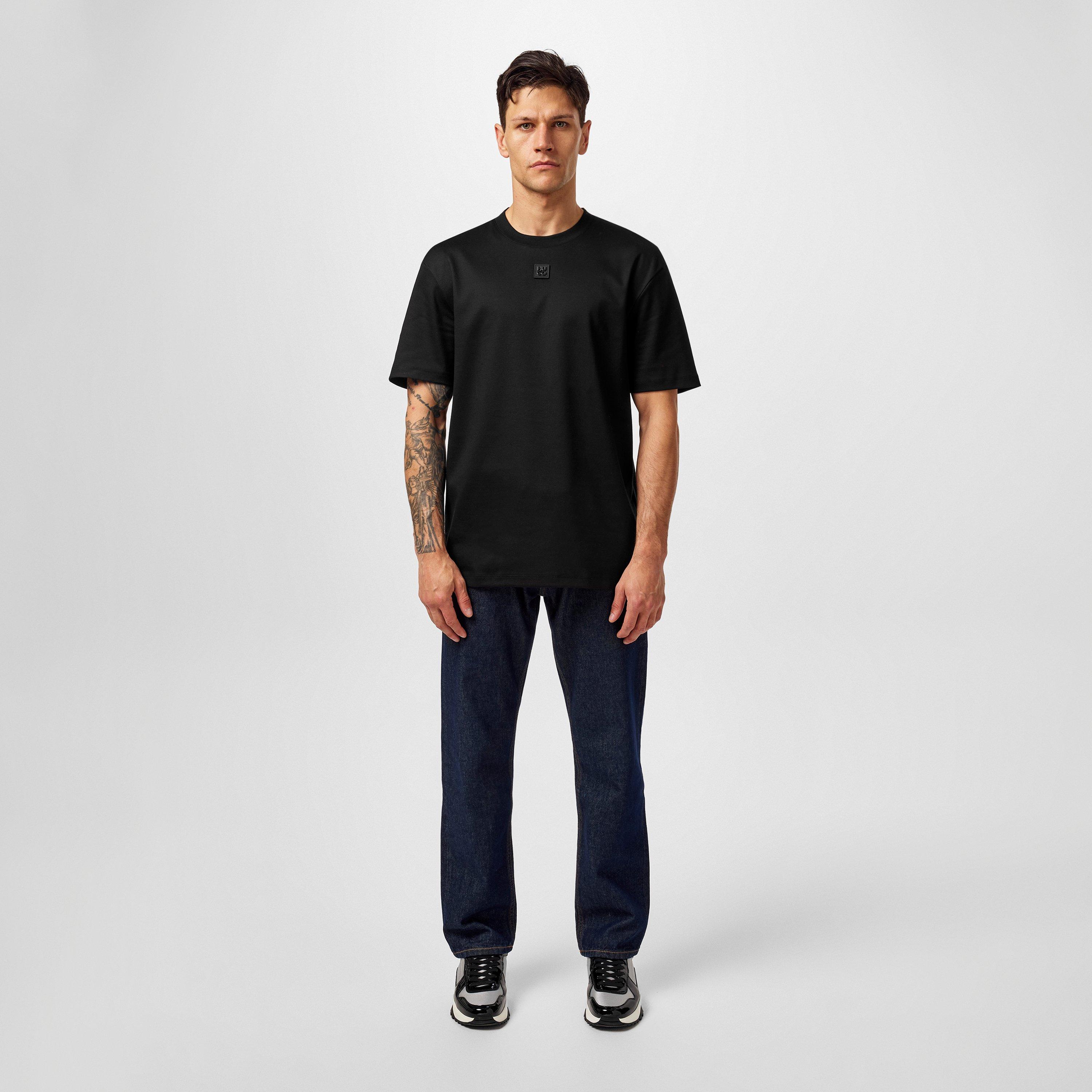 Black 001 - Hugo - Men's Regular Fit Dalile T-Shirt - 6