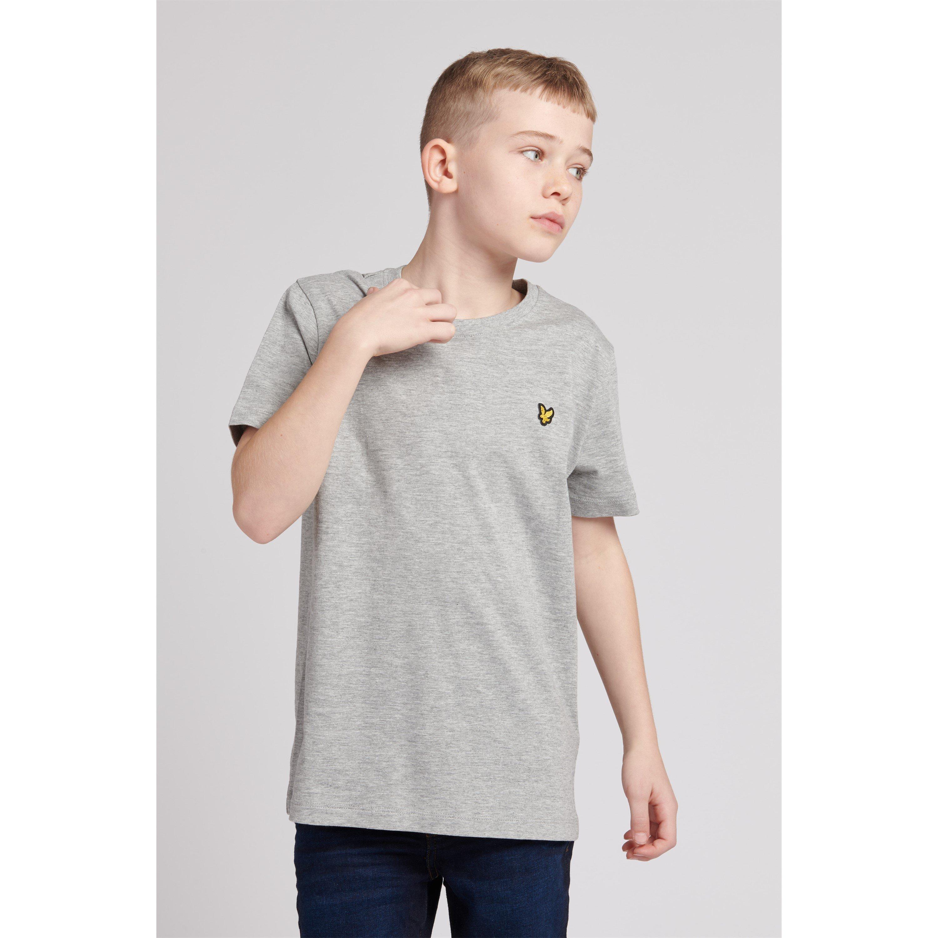 Grey Heather - Lyle and Scott - Kids' Classic Regular Fit T-Shirt - 4