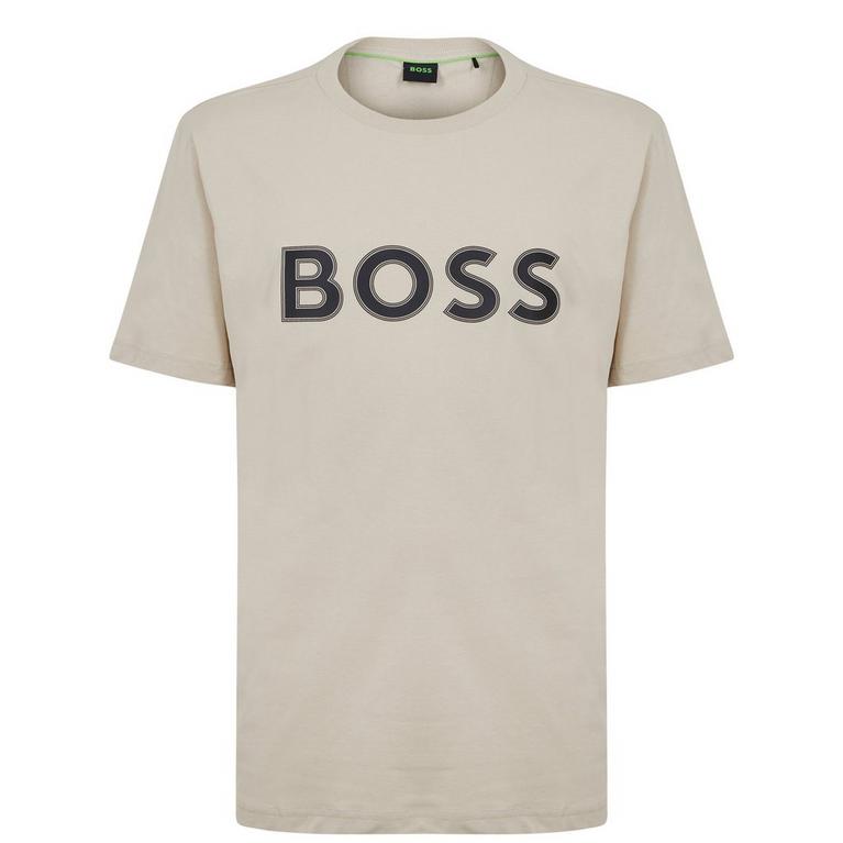 Beige clair - Boss - Pure Cotton Bike Graphic T-Shirt - 1