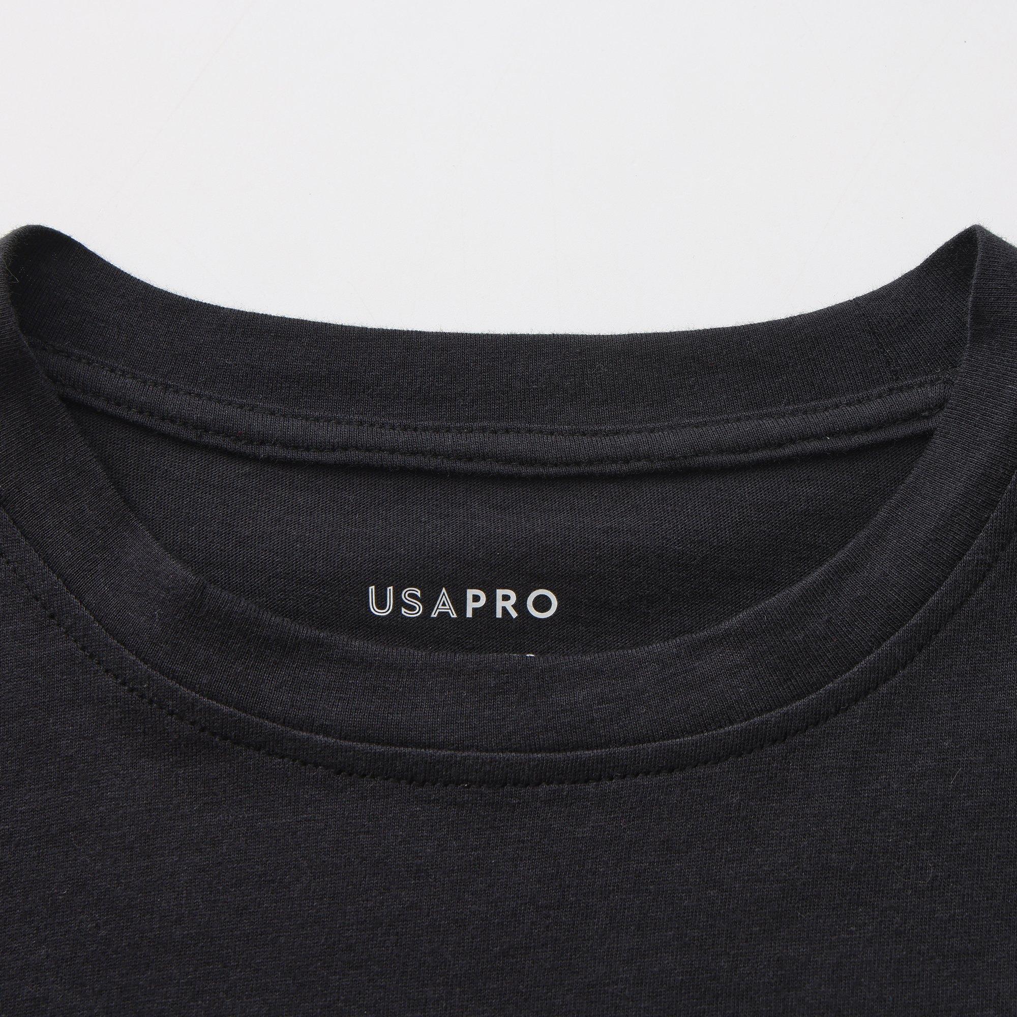 Zwart - USA Pro - PRO Boxy Tee Juniors - 4