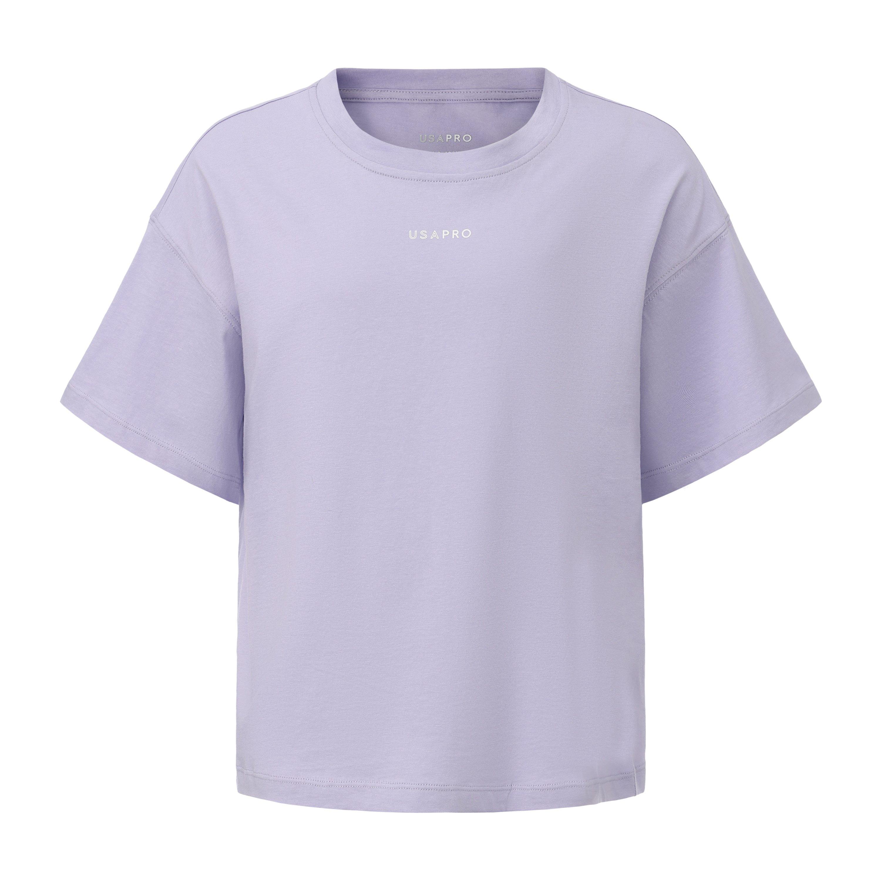 Usa Pro Girls Pro Boxy Tee Juniors - Lilac 00 - 7-8 Yrs