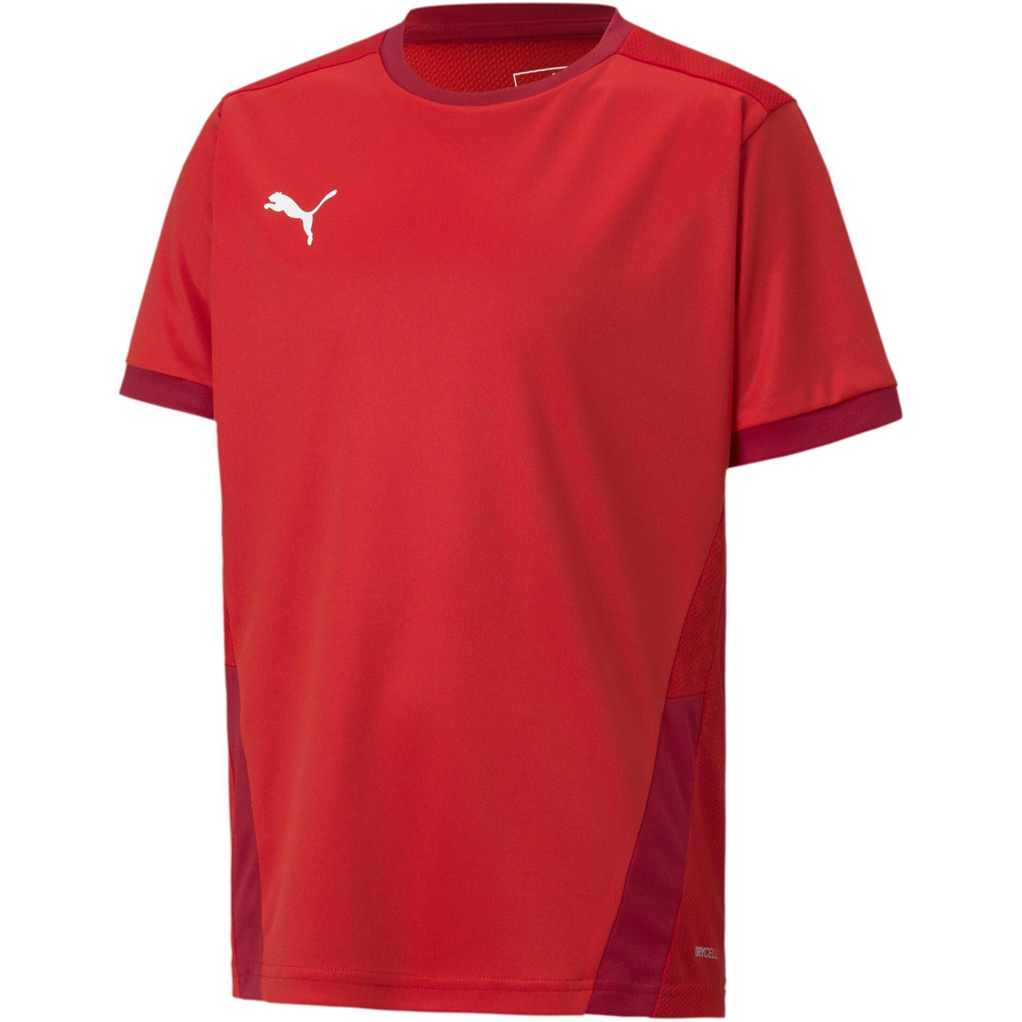Red-ChiliPepper - Puma - Kids' teamGOAL 23 Short-Sleeve Performance Gym Top - 1