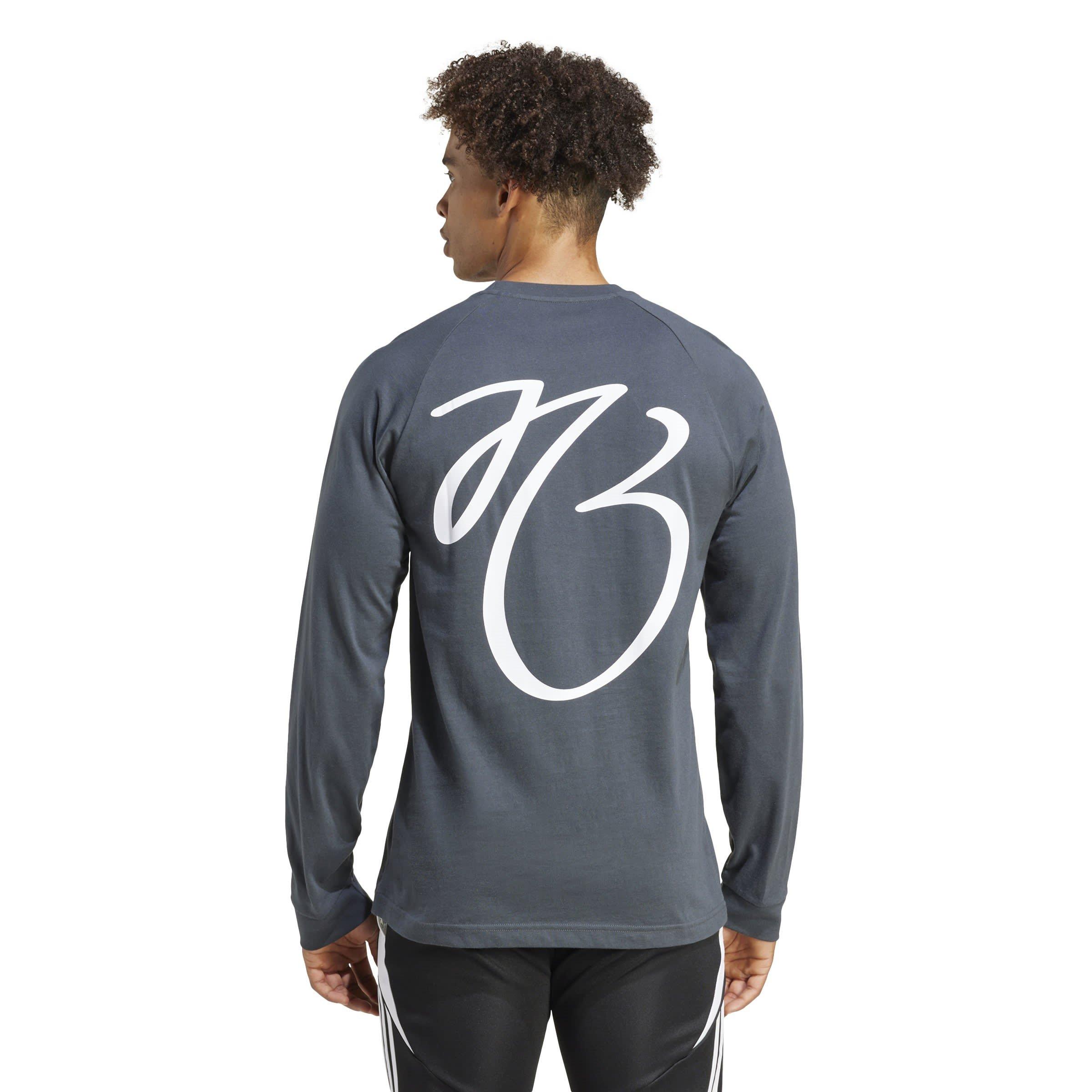 Tamno sivo - adidas - Jude Bellingham Long Sleeve T-Shirt - 3