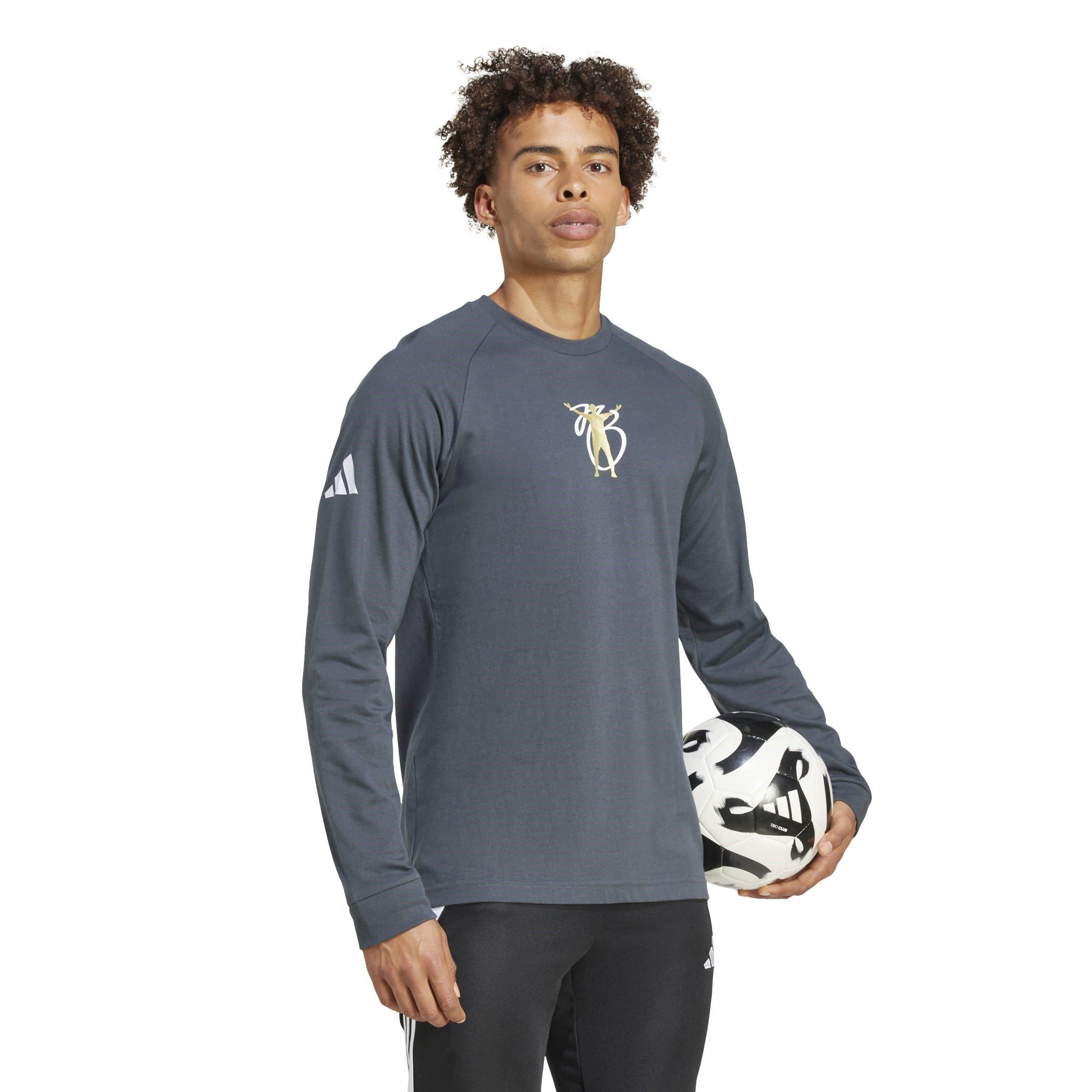 Tamno sivo - adidas - Jude Bellingham Long Sleeve T-Shirt - 4