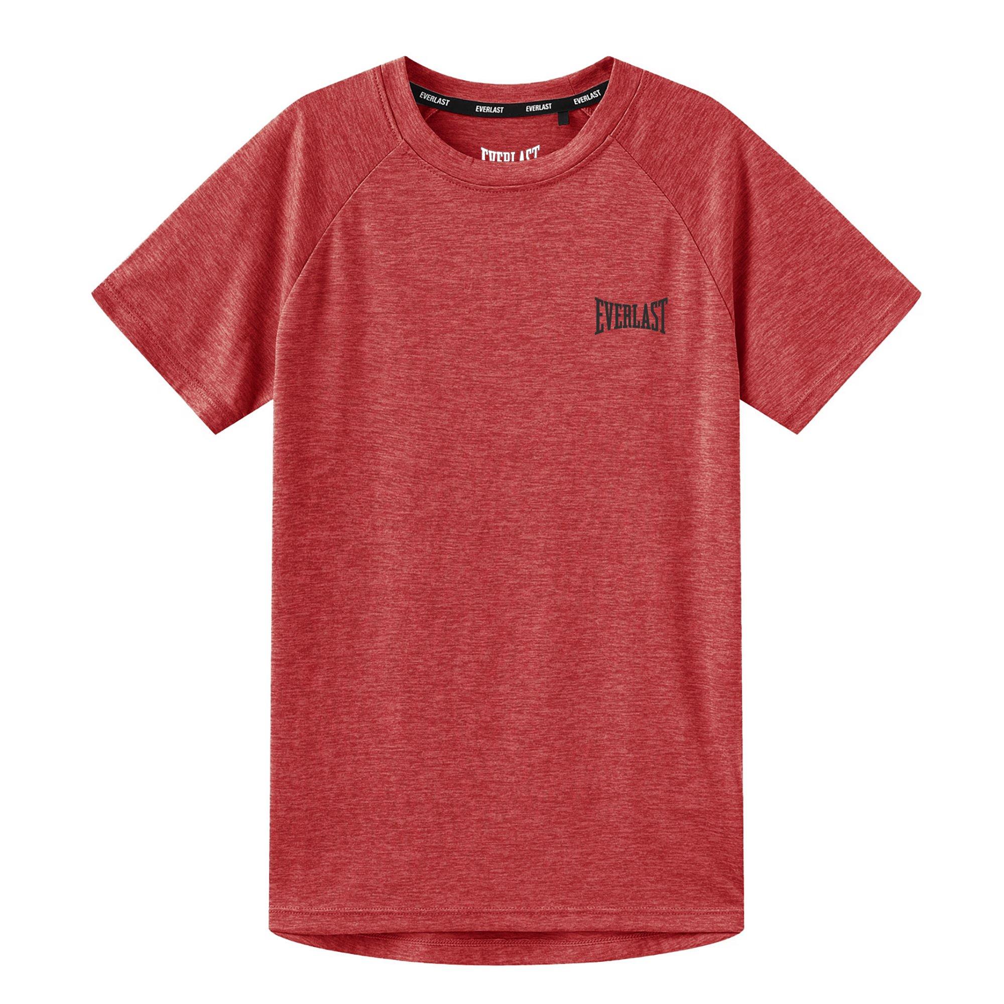 Everlast Red Marl Flex Crew Neck Regular Fit T-Shirt - 13 Yrs - Image 3
