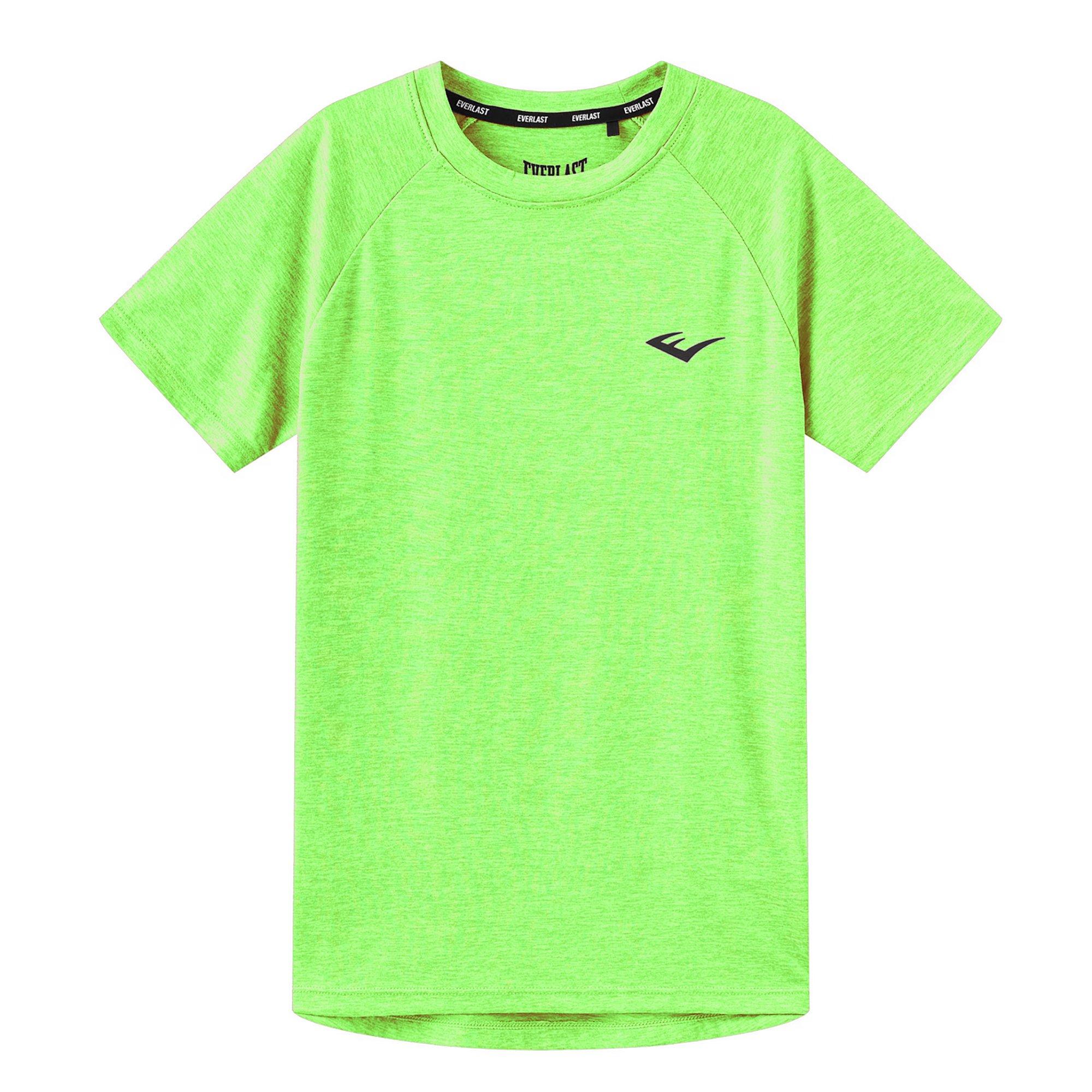 Everlast Boys Flex Tee Junior - Fluo Green - 11-12 Yrs