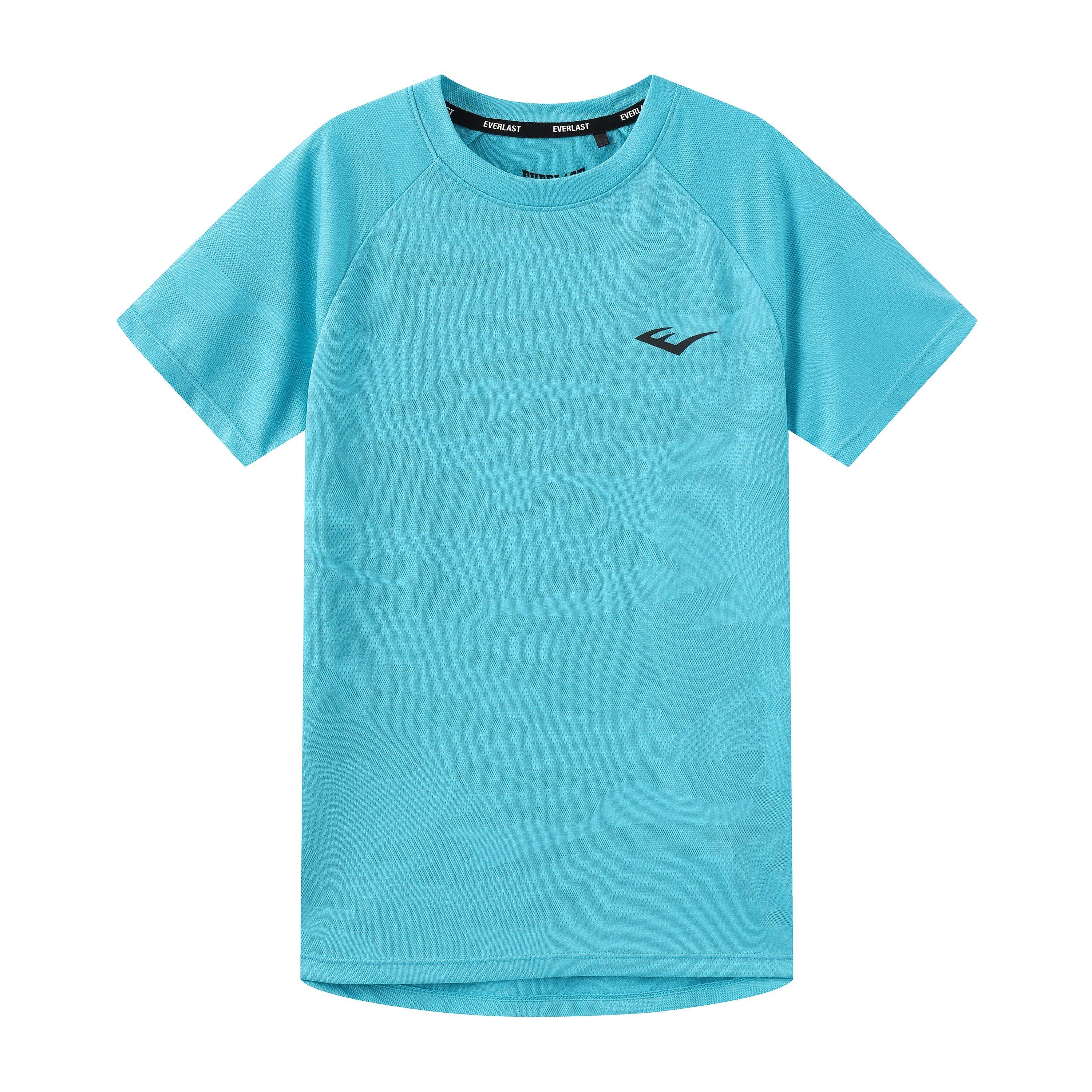 Everlast Boys Flex Tee Junior - Cyan Blue - 13 Yrs