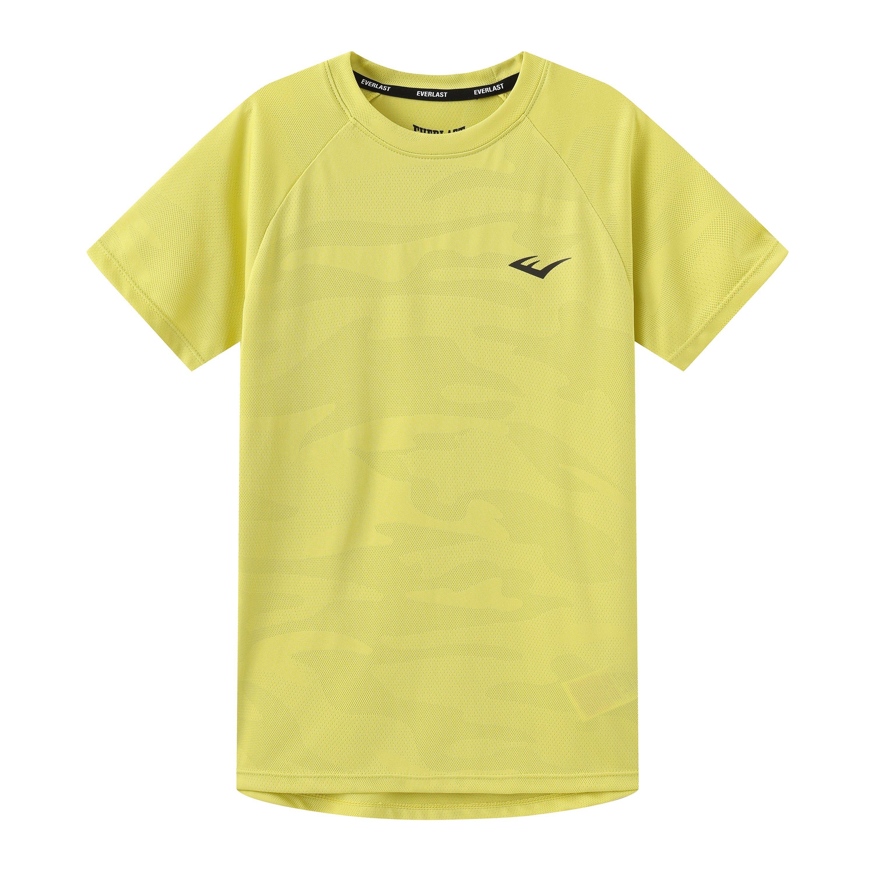 Everlast Boys Flex Tee Junior - Fluo Yellow - 11-12 Yrs