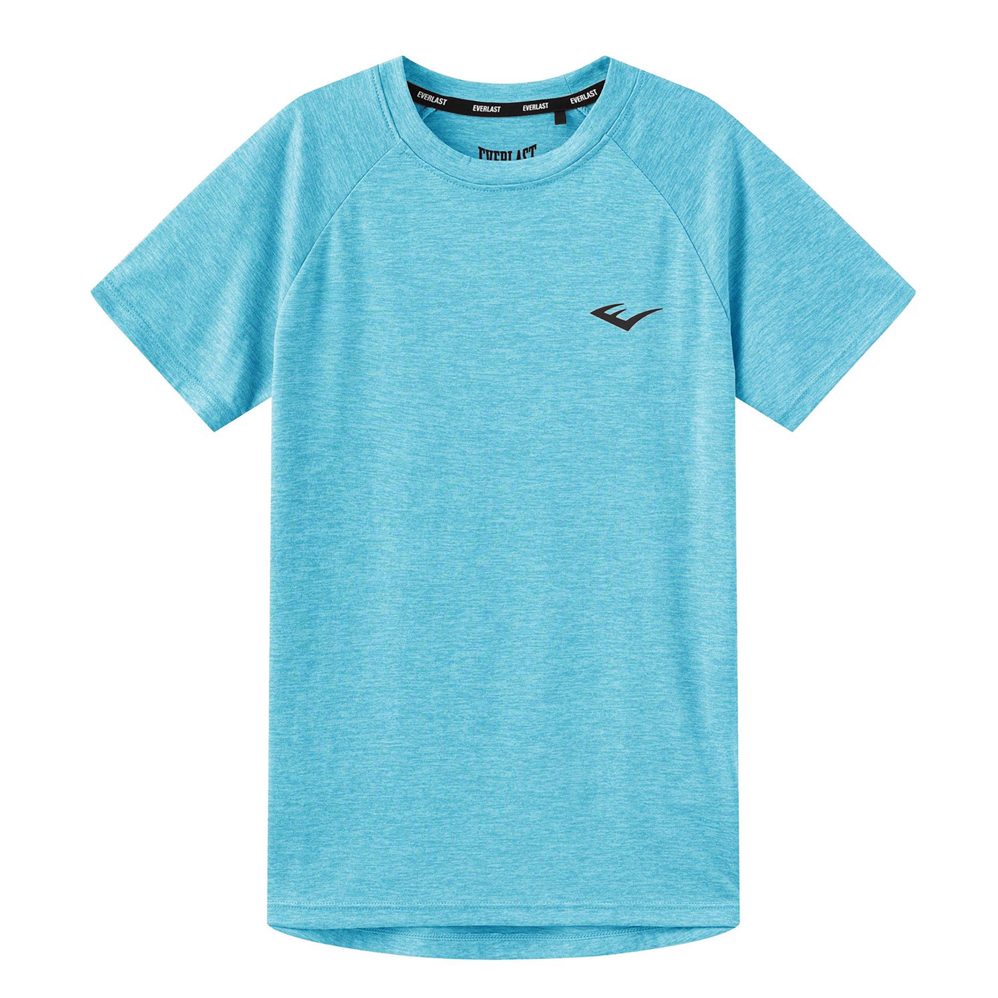 Everlast Boys Flex Tee Junior - Cyan Blue - 13 Yrs