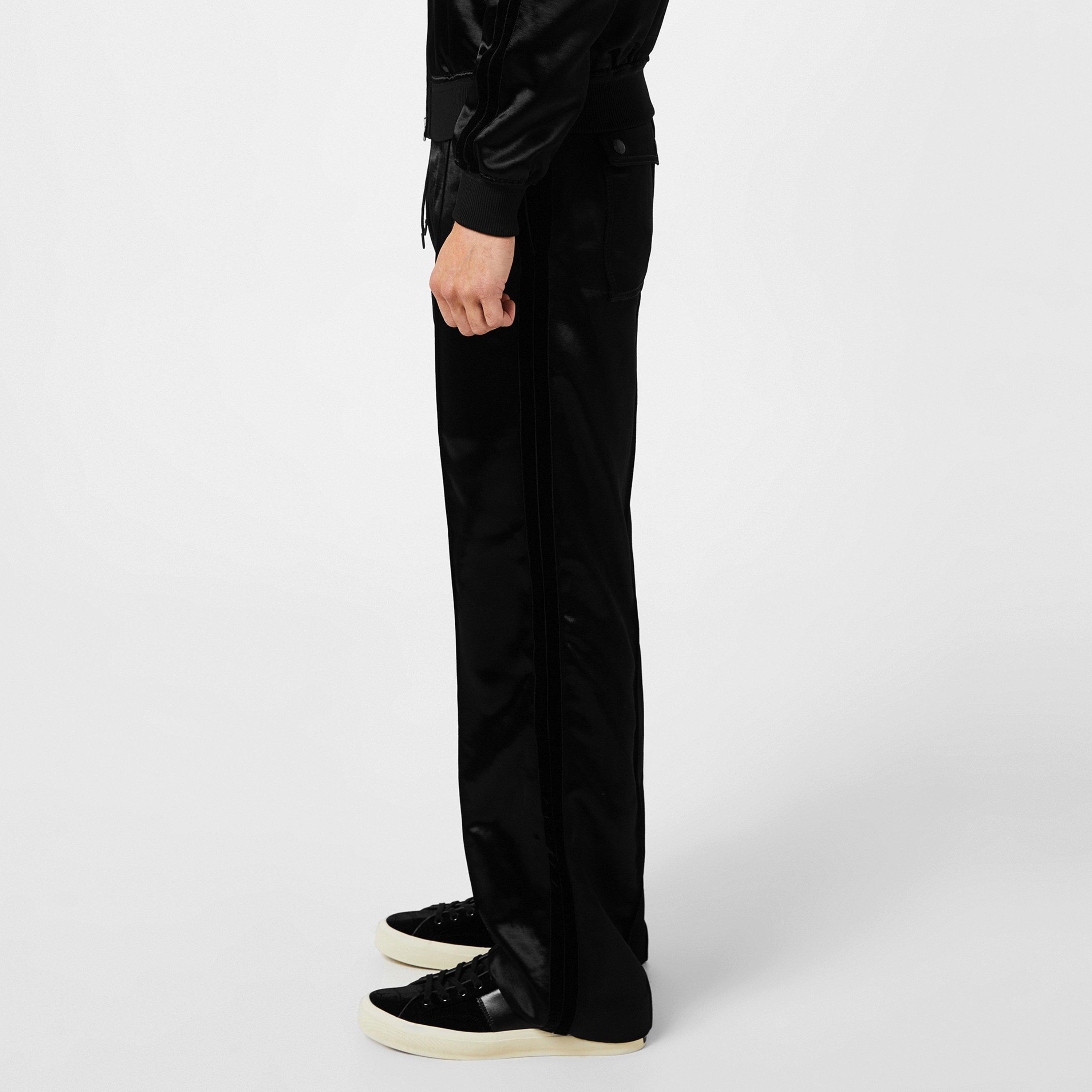 Black - Tom Ford - Liquid Track Pants - 5