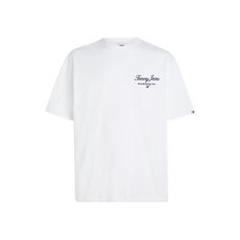 Tommy Jeans Tommy Jeans Grå t-shirt med korta ärmar och logga