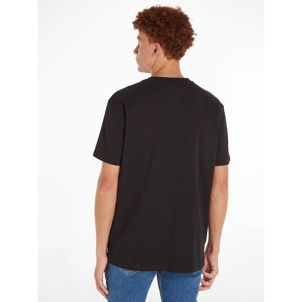 Black BDS - Tommy Jeans - Men's Varsity Regular Fit T-Shirt - 4