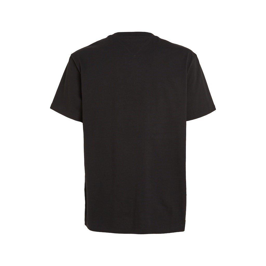 Black BDS - Tommy Jeans - Men's Varsity Regular Fit T-Shirt - 5