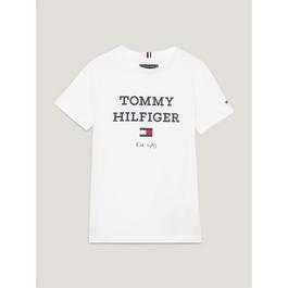 Tommy Hilfiger Oversized Logo T-Shirt Juniors