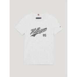 Tommy Hilfiger Script Logo T Shirt Juniors