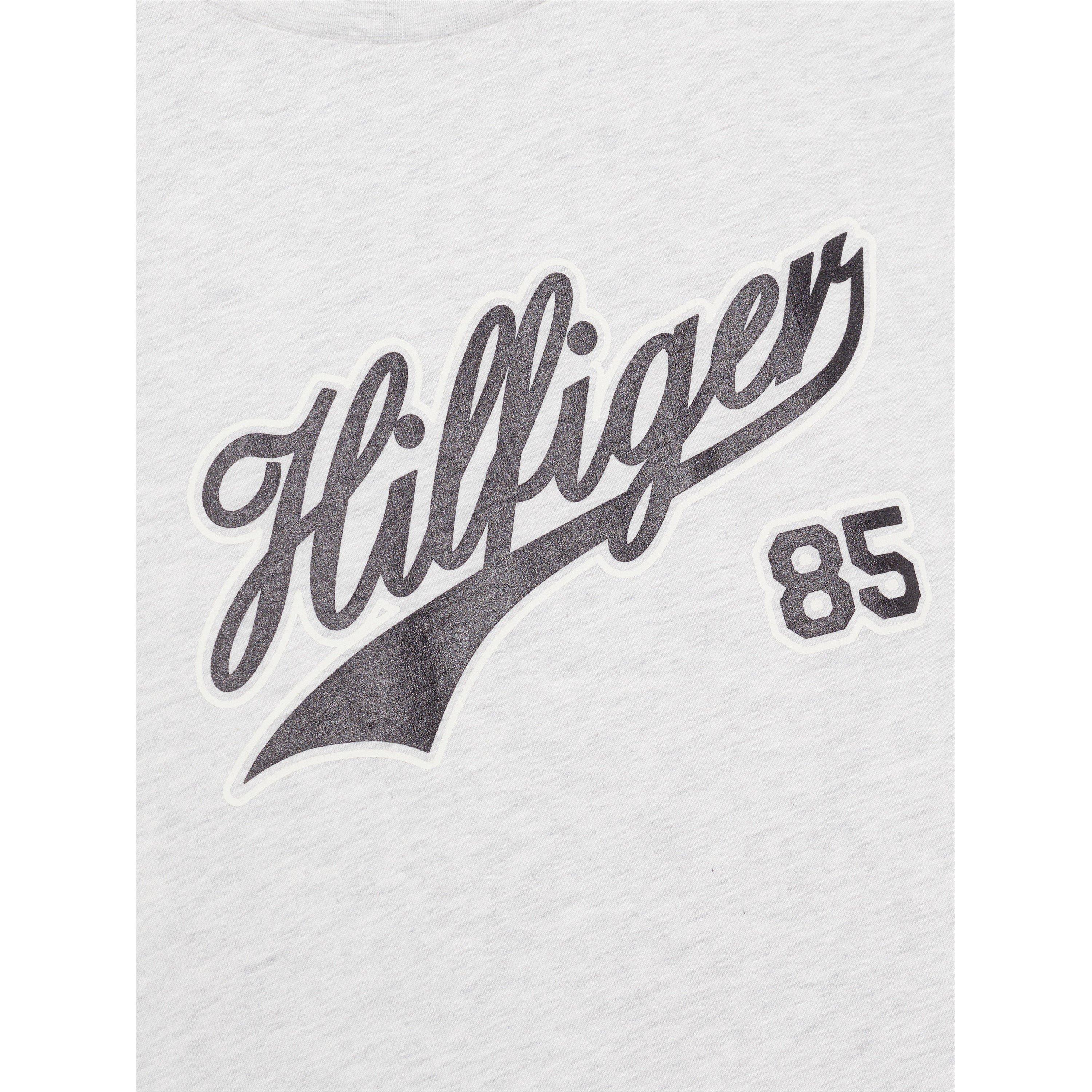 Light Heather - Tommy Hilfiger - Script Logo T-Shirt Juniors - 2