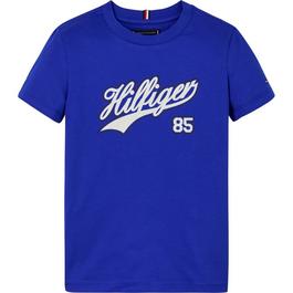 Tommy Hilfiger Script Logo T-Shirt Juniors