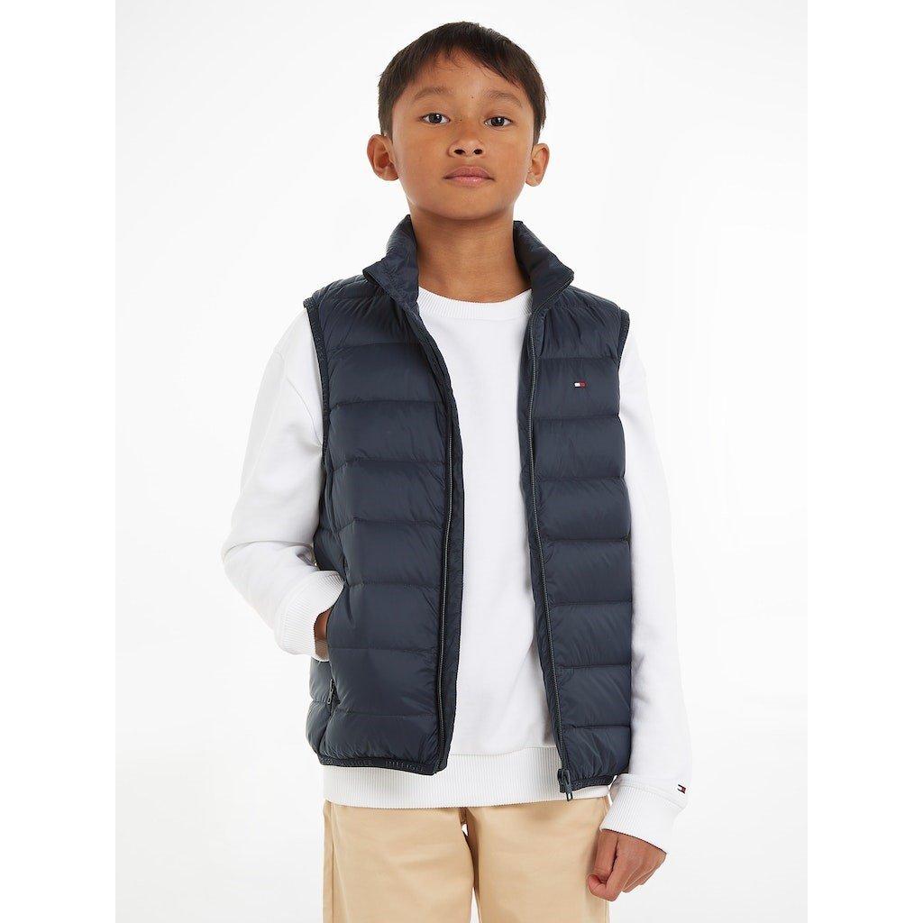 Desert Sky - Tommy Hilfiger - Kids' Essential Flag Padded Gilet - 3