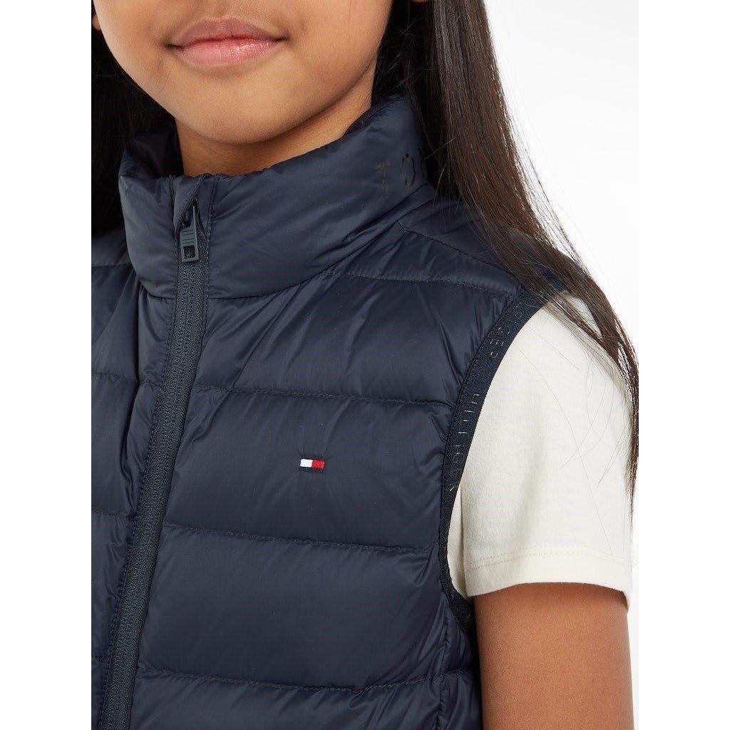Desert Sky - Tommy Hilfiger - Kids' Essential Flag Padded Gilet - 4