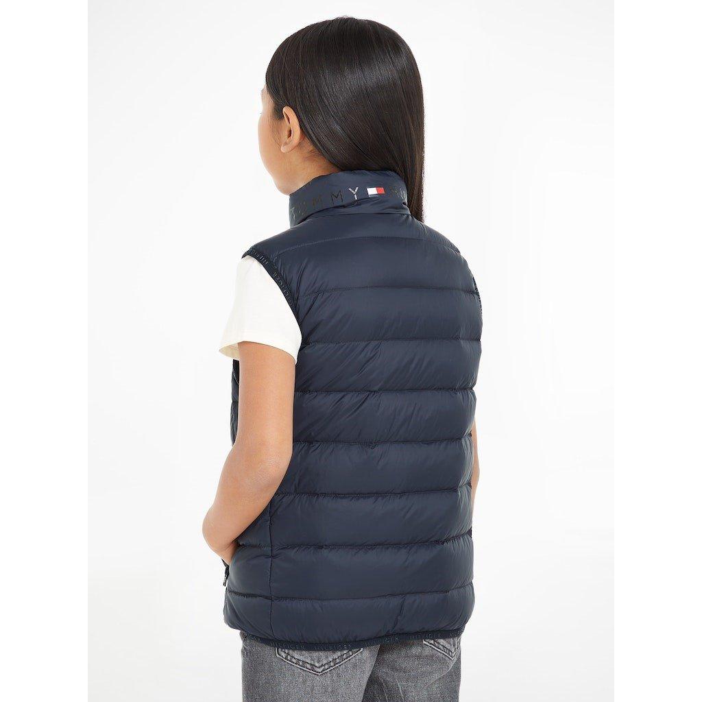 Desert Sky - Tommy Hilfiger - Kids' Essential Flag Padded Gilet - 5