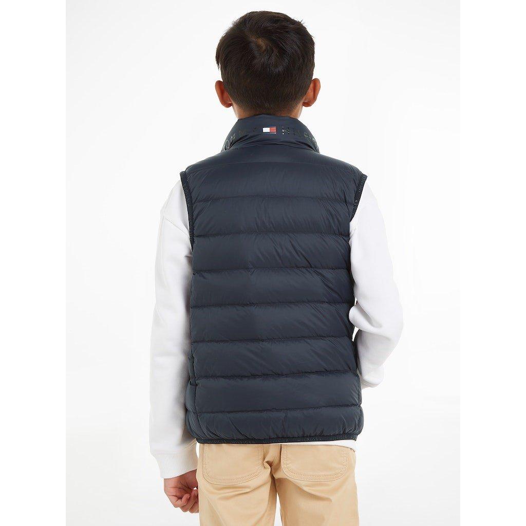 Desert Sky - Tommy Hilfiger - Kids' Essential Flag Padded Gilet - 6