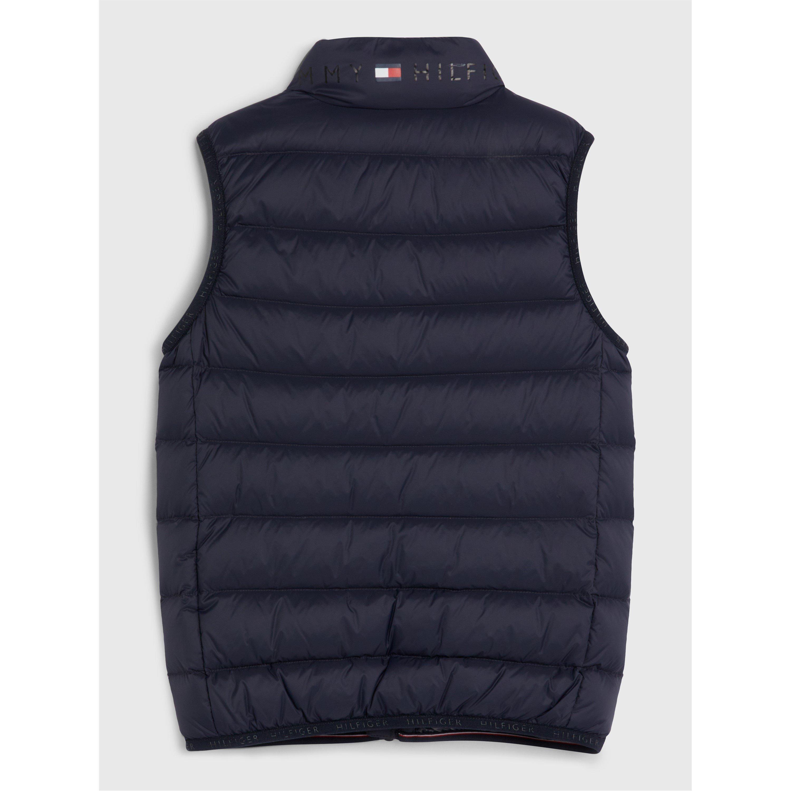 Desert Sky - Tommy Hilfiger - Kids' Essential Flag Padded Gilet - 7