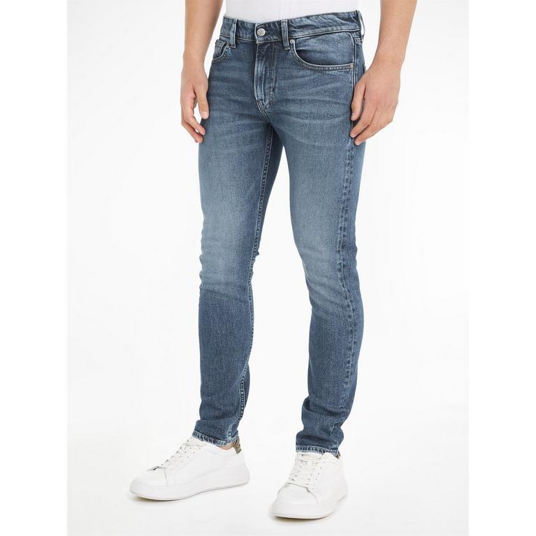 Denim 1A4 - Slvrlake high-rise skinny-cut jeans Weiß - SLIM TAPER - 2