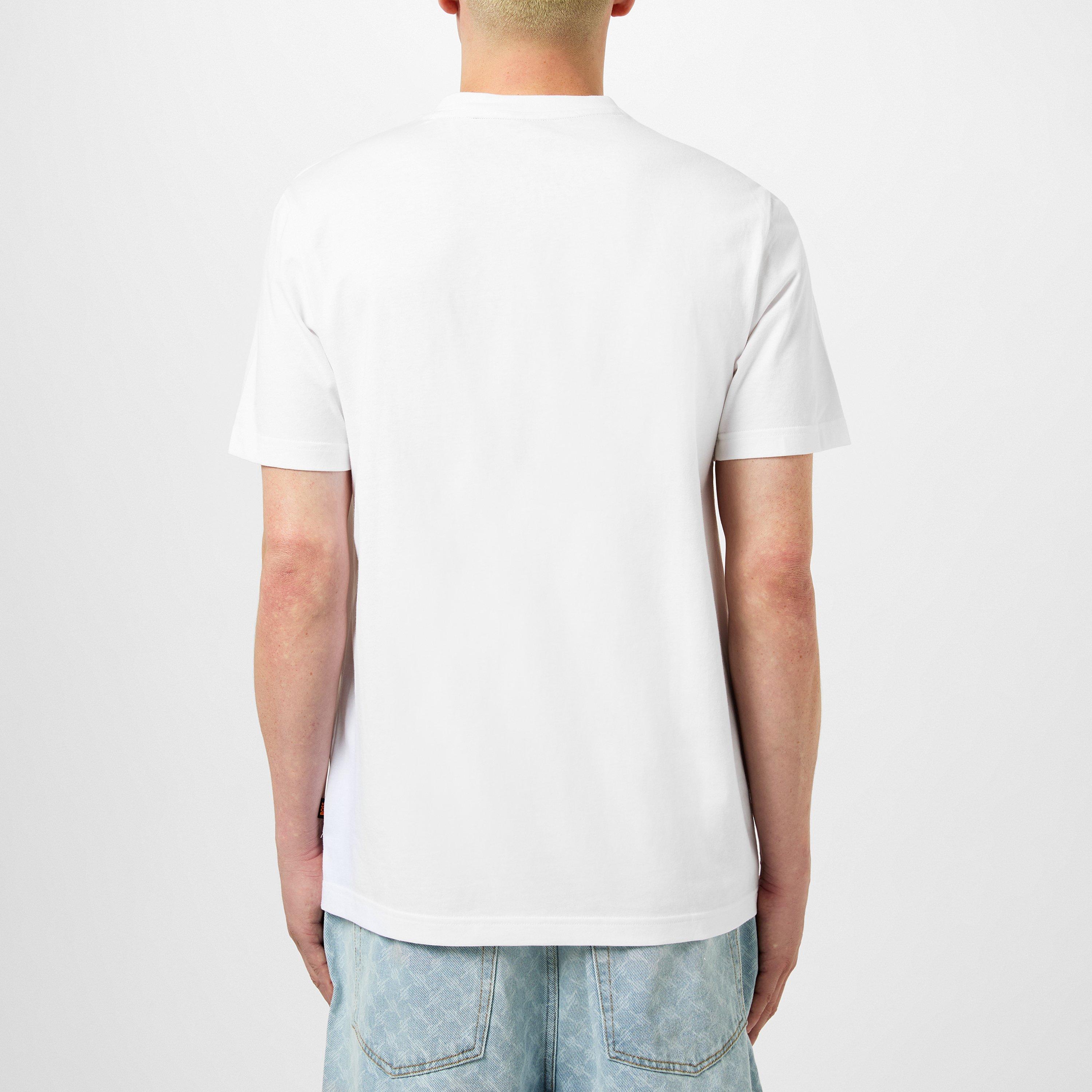 Natural - Boss - Men's HBO Teeheavy Regular Fit T-Shirt - 3