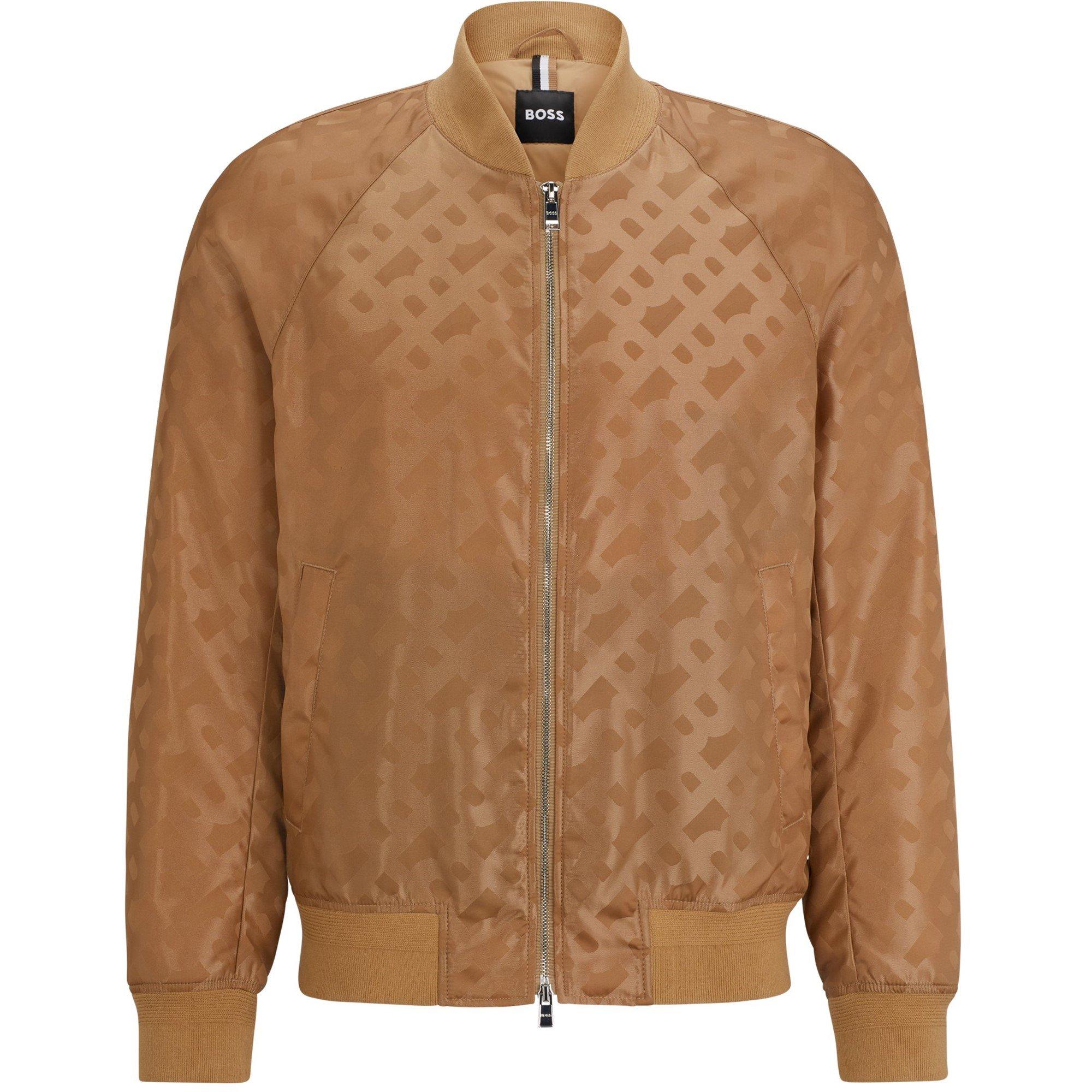 Medium Beige - Boss - Men's Corondo Bomber Jacket - 1