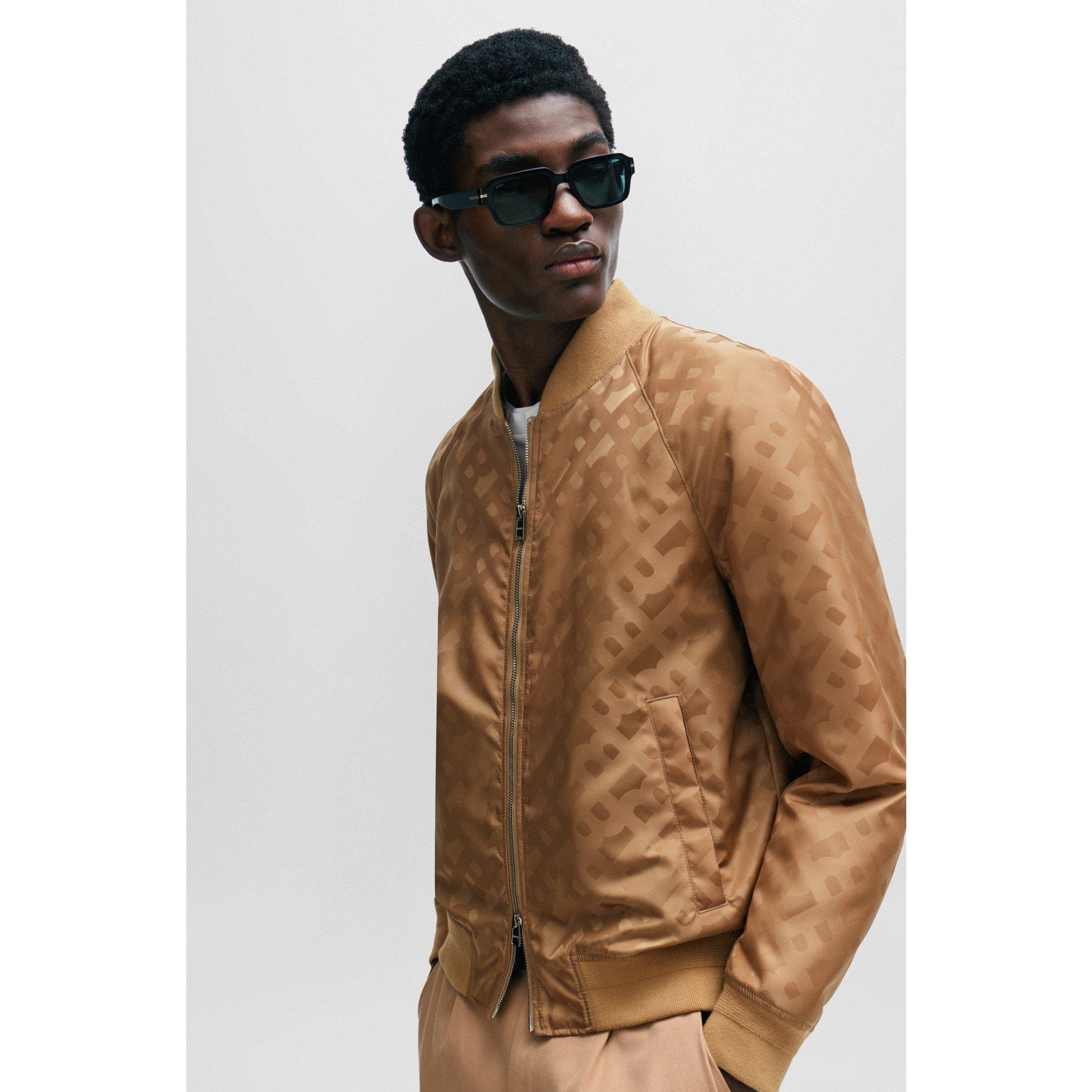 Medium Beige - Boss - Men's BOSS Corondo Bomber Jacket - 5