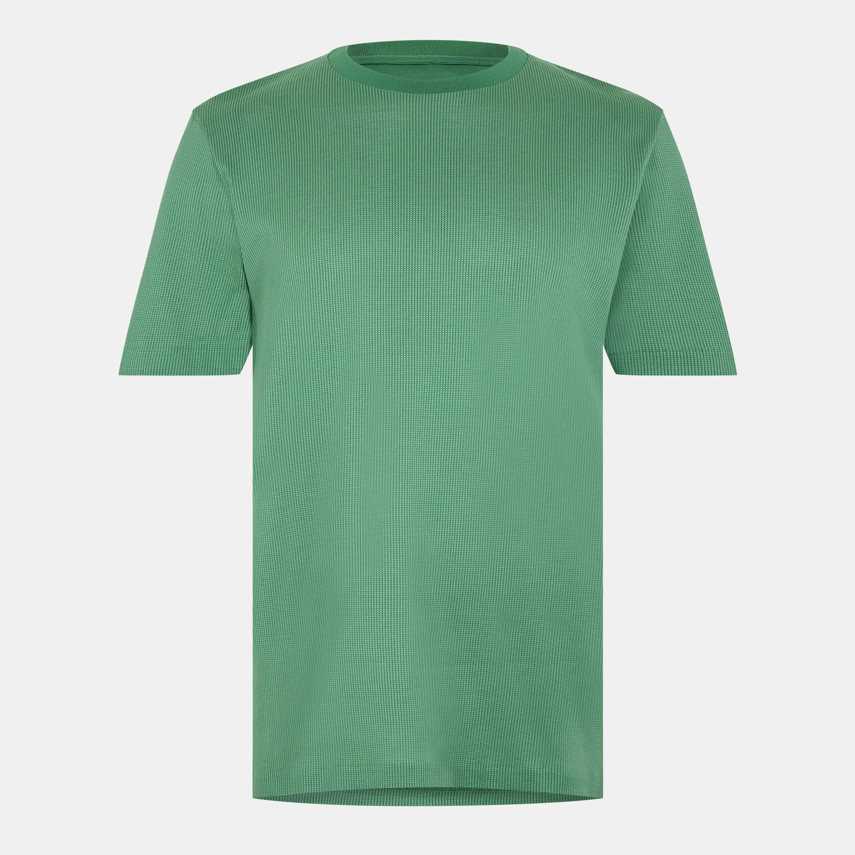 Boss Men's Tiburt Cotton T-Shirt - Open Green - Small