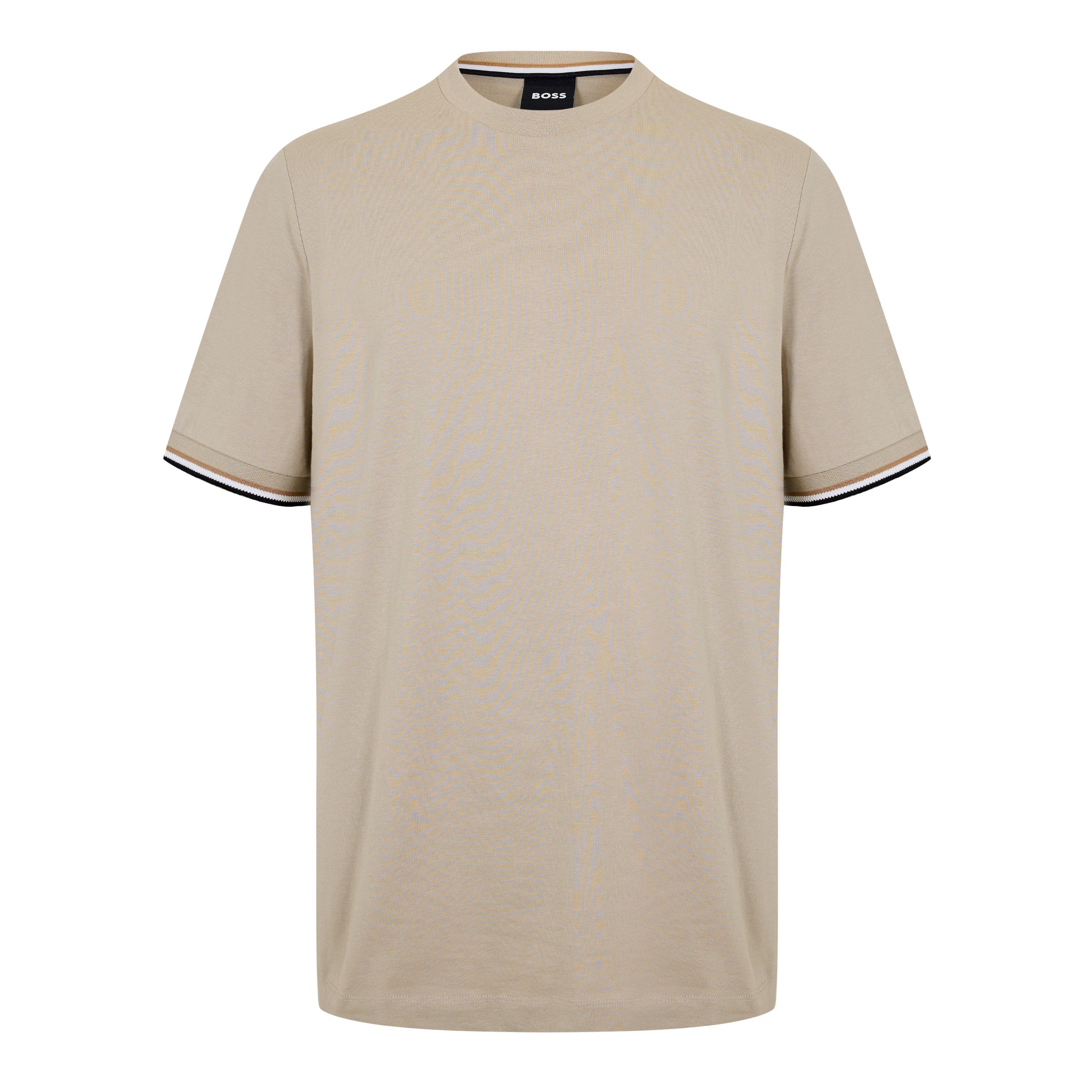 Boss Men's Hbb Thompson 04 Premium Cotton T-Shirt - Beige 286 - Small